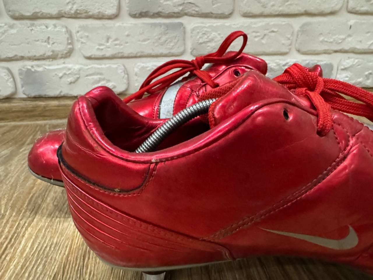 Vintage Nike Total 90 Supremacy FG Red Football Boots Size US 11 / EU 44 - 13 Thumbnail