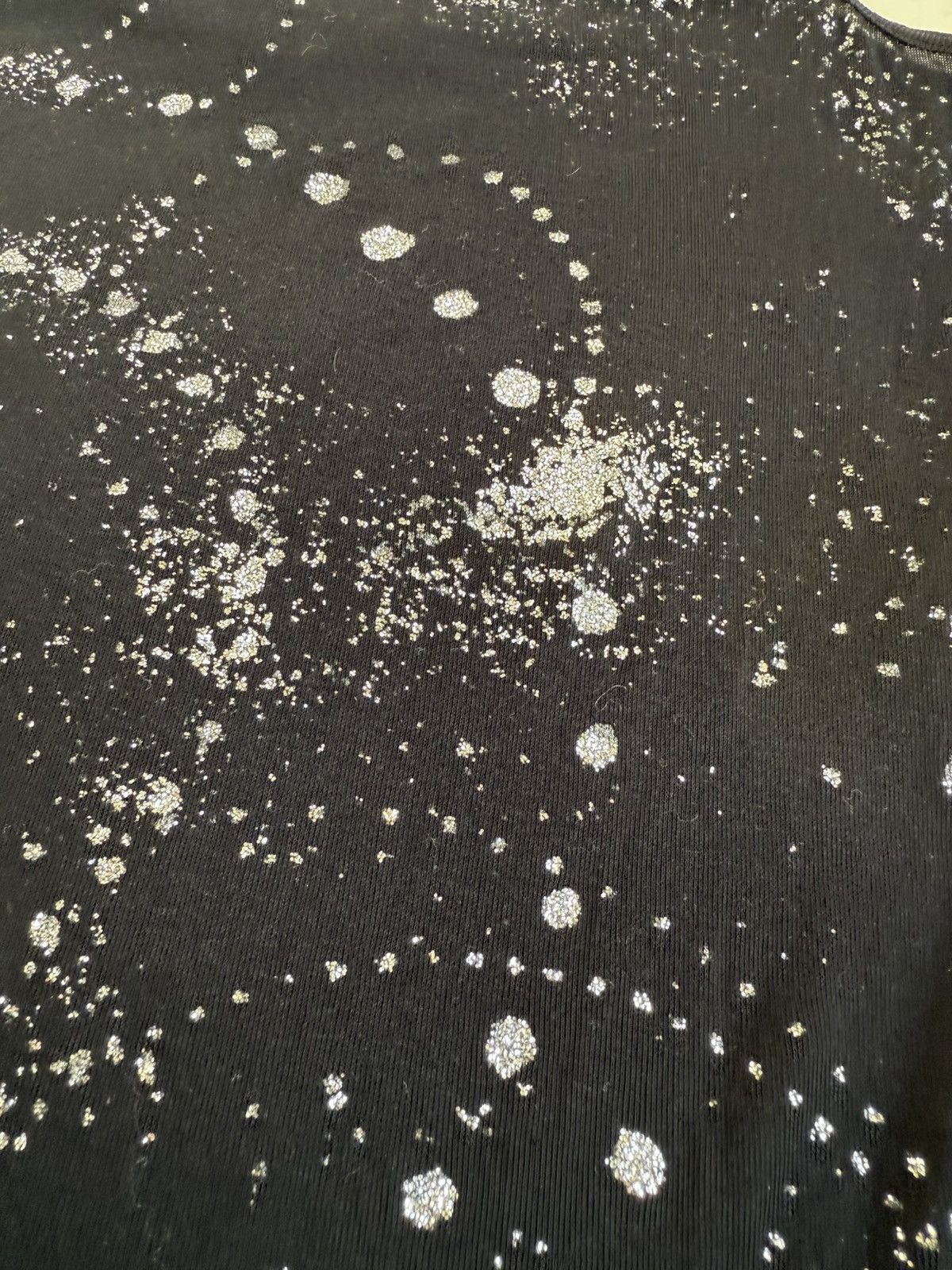 Saint Laurent Paris SS20 Saint Laurent black silver glitter vest tank top L BNWT Size US L / EU 52-54 / 3 - 14 Thumbnail