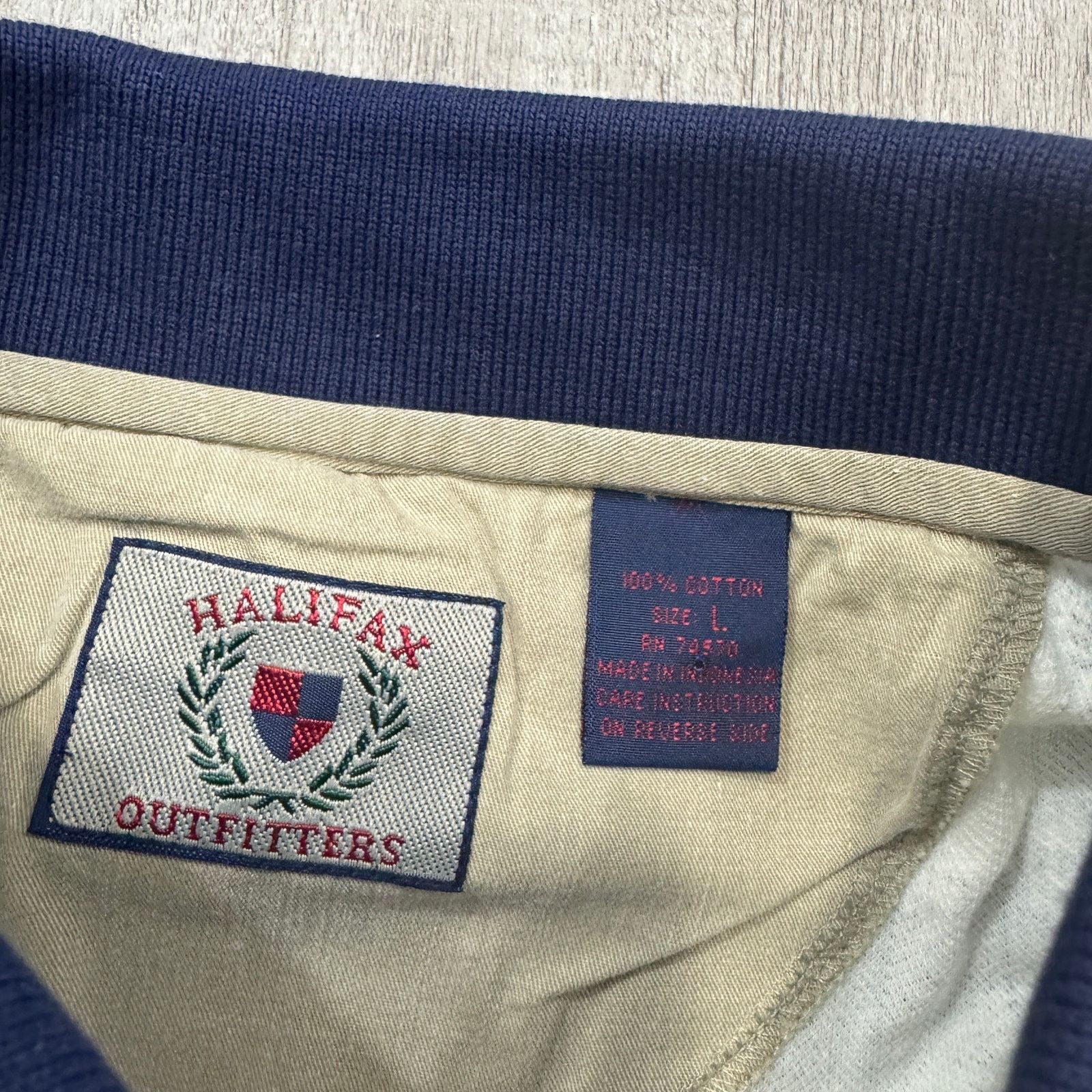 Vintage Vintage Halifax Outfitters Pool Billiards Polo Shirt Large Size US L / EU 52-54 / 3 - 4 Thumbnail