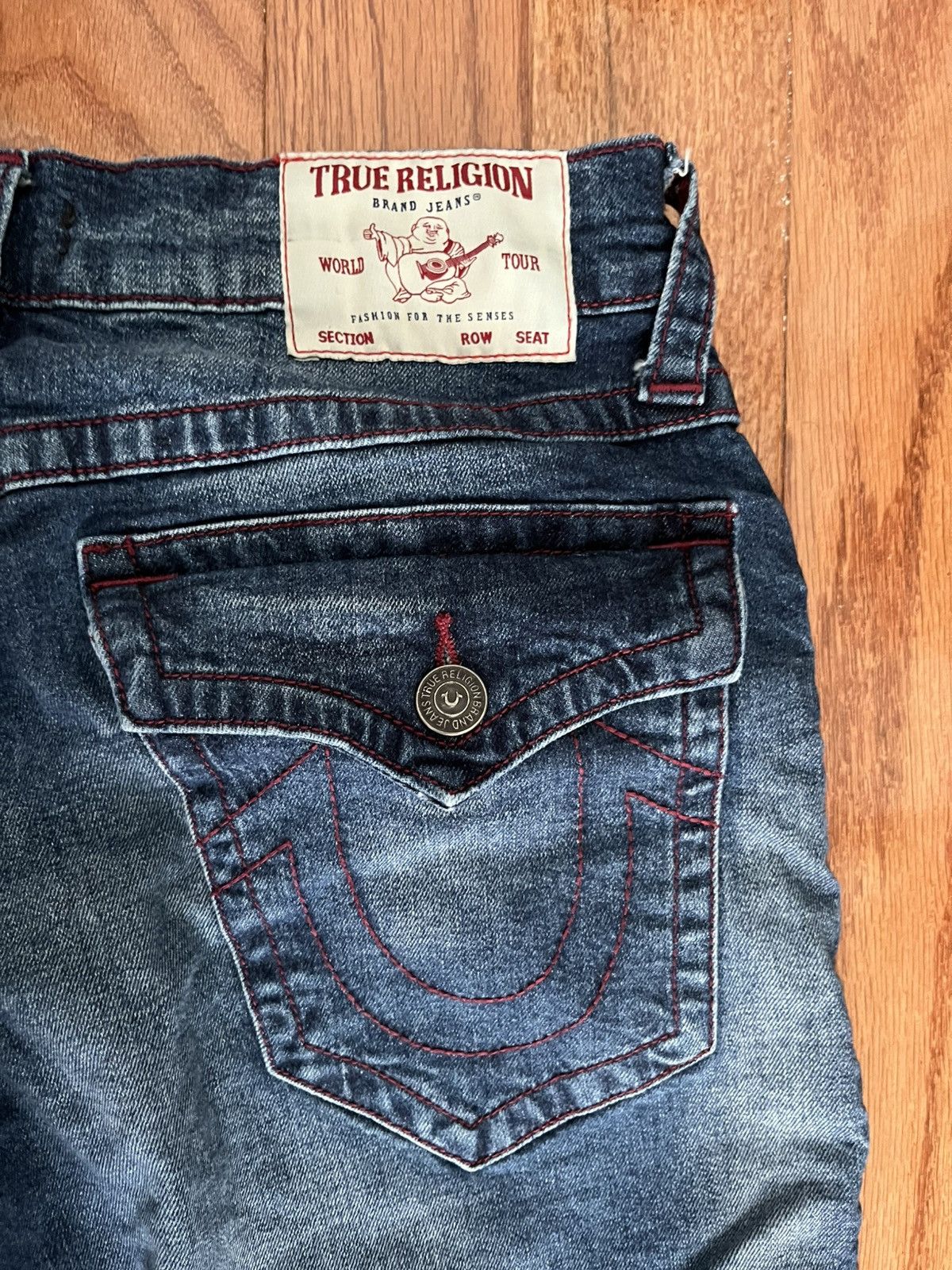 True Religion RICKY STRAIGHT JEAN Size US 32 / EU 48 - 5 Thumbnail