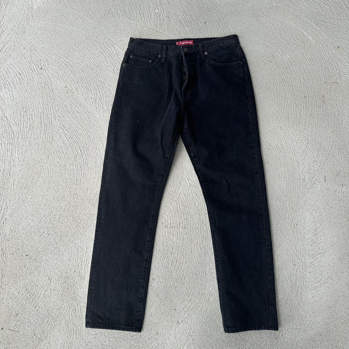 Supreme black jeans clearance