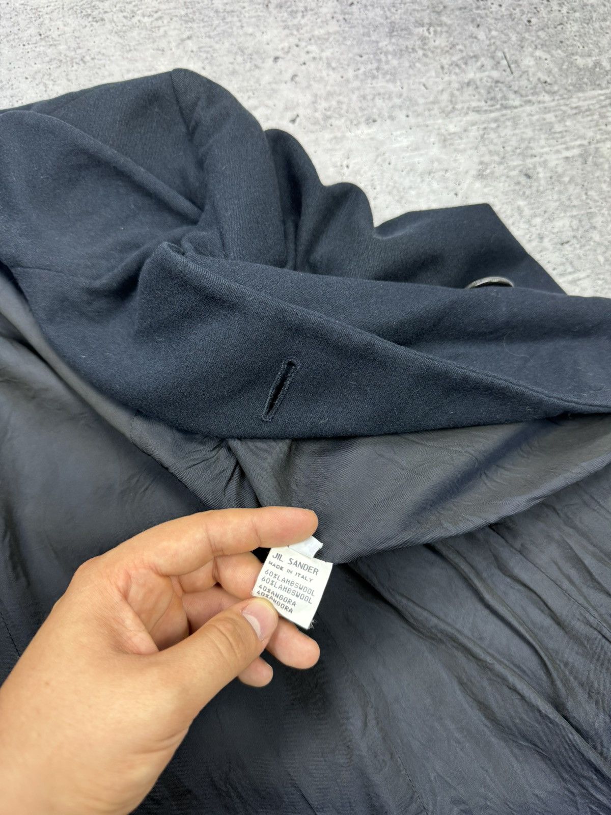 Jil Sander Vintage Jil Sander Lambswool Women Double-Breasted Blazer Size XS / US 0-2 / IT 36-38 - 11 Thumbnail