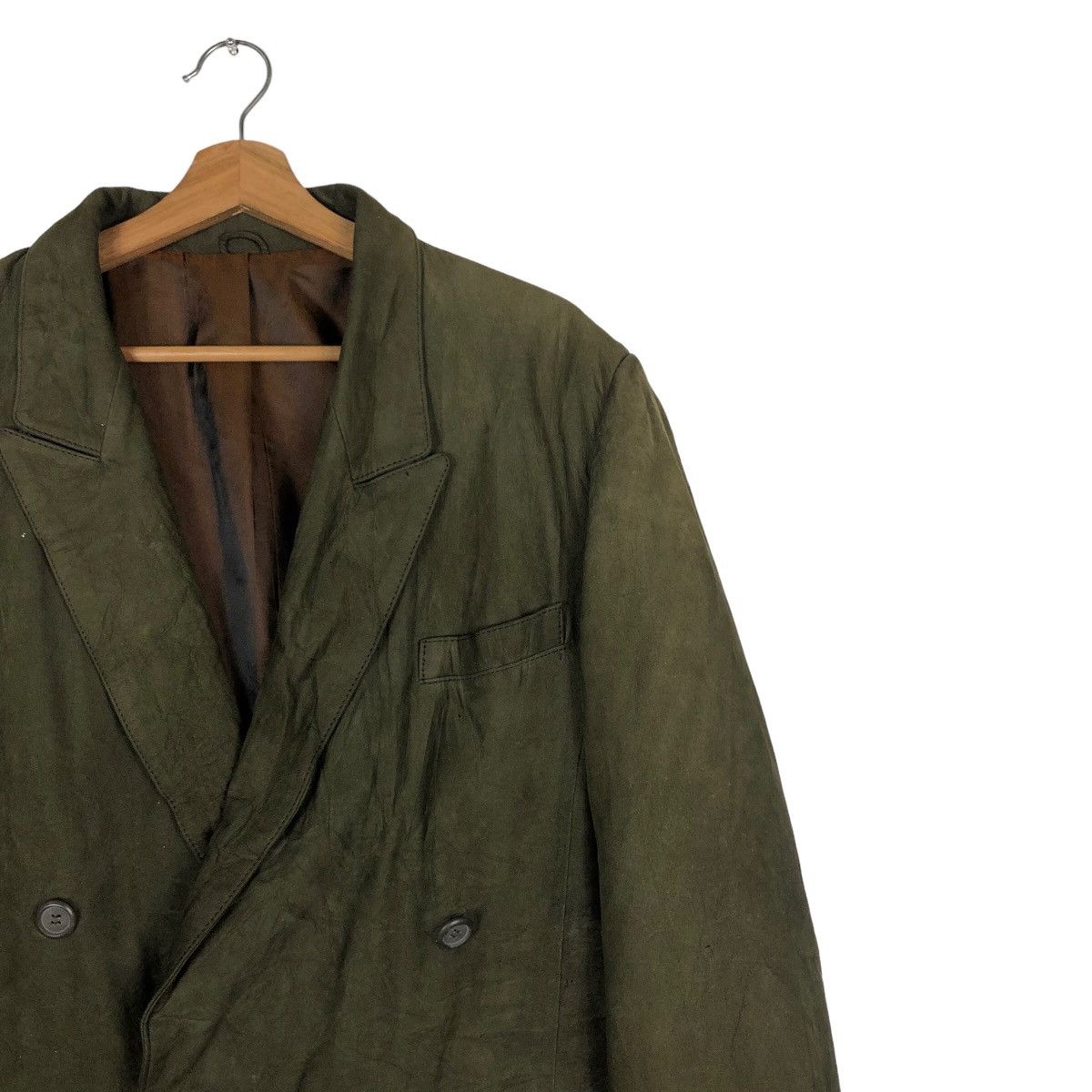 Issey Miyake 🔥Vintage Genuine Leather Jacket Biker Sub Urban Tokyo Made Size US L / EU 52-54 / 3 - 6 Thumbnail