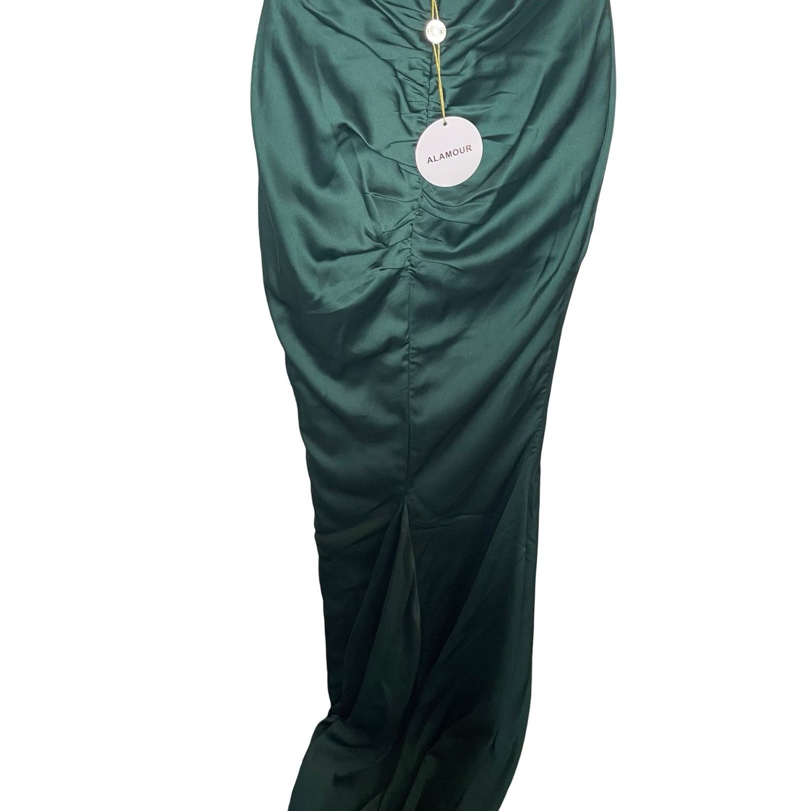 Other New Alamour the label Delara emerald maxi dress with train S Size S / US 4 / IT 40 - 11 Thumbnail