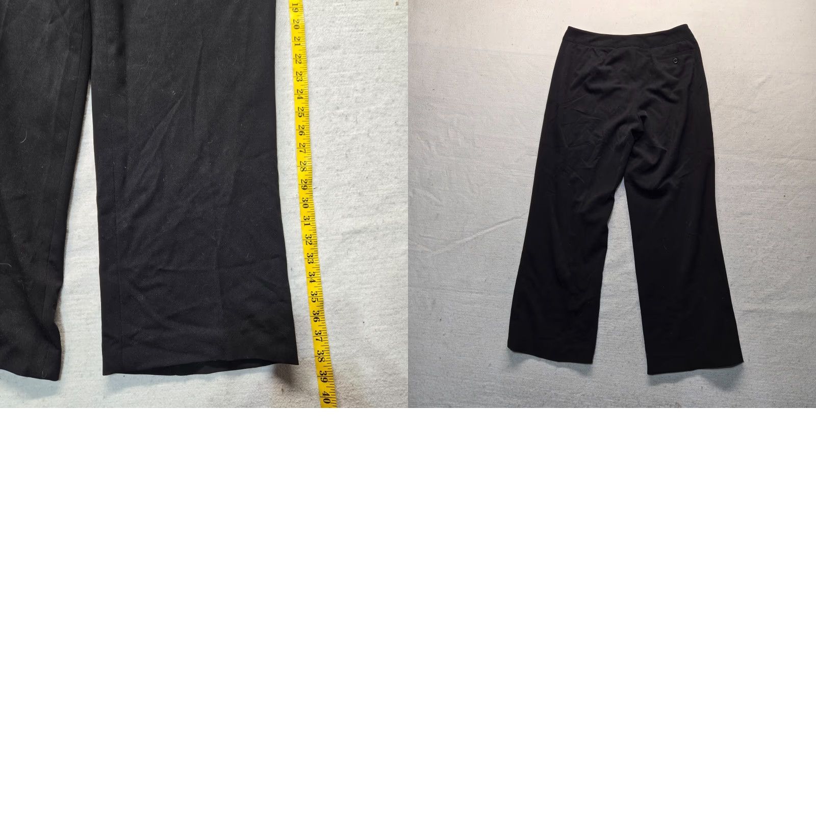 Vintage Rafaella Solid Black Dress Business Pants Rayon Adult Women's Size 10 Pants Size 32" / US 10 / IT 46 - 8 Thumbnail