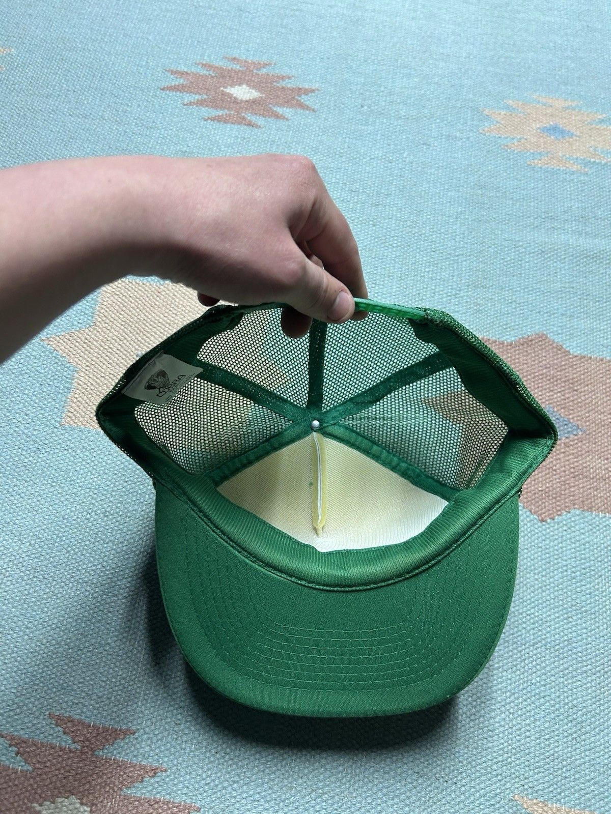 Vintage Vtg trucker hat Secord Lake Grocery Michigan deer buck anima Size ONE SIZE - 6 Thumbnail