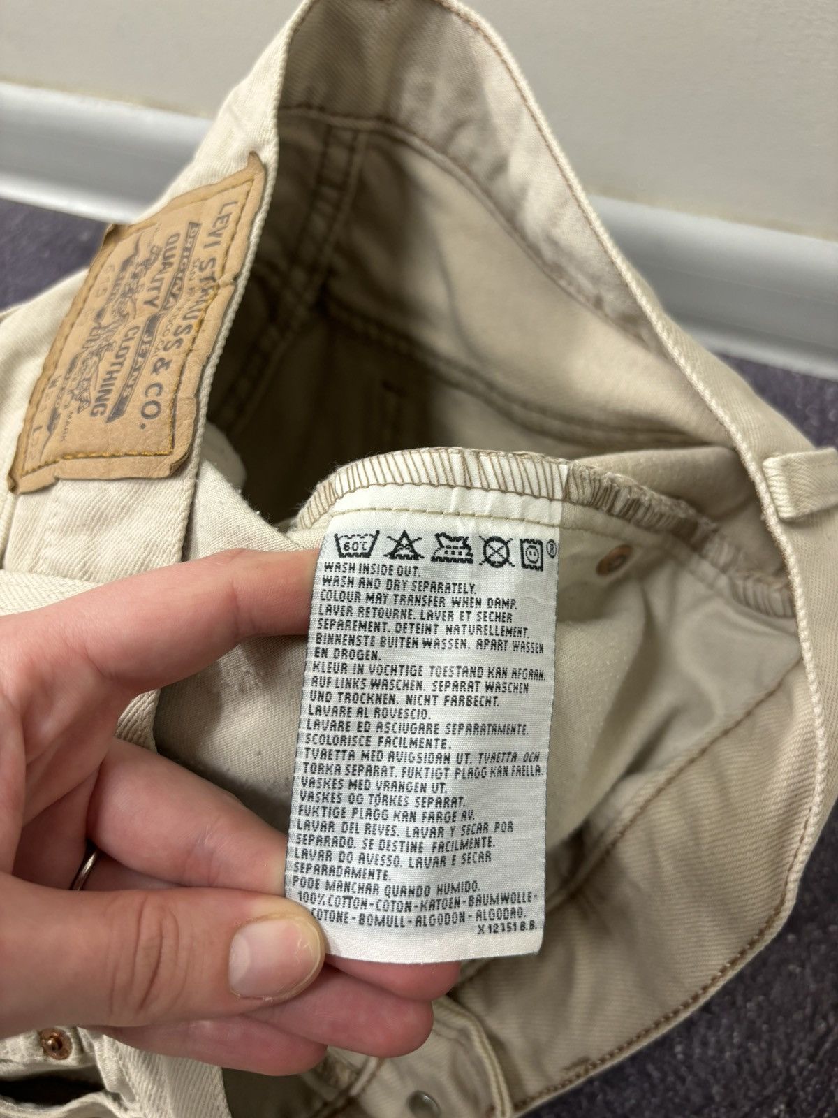 Levi's Vintage Levi’s 615 02 Orange Tab Straight Fit Denim Jeans Size US 31 - 16 Thumbnail