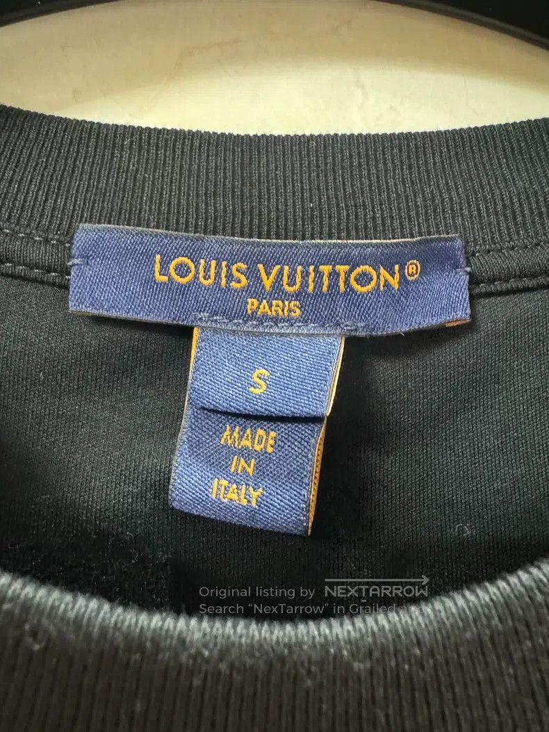 Louis Vuitton Louis Vuitton Chain Black Gold Denim Pocket Short Sleeve Size US S / EU 44-46 / 1 - 3 Thumbnail