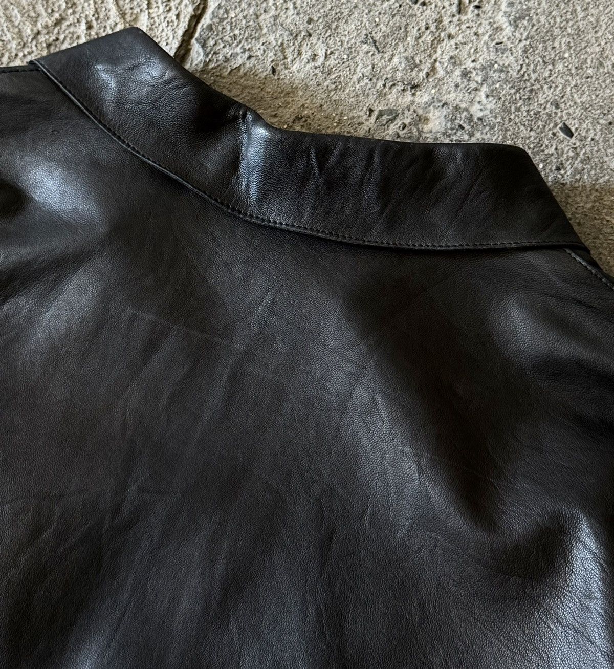 Gucci × Tom Ford Archive Gucci - Tom Ford - FW1997 - Calfskin Vareuse Shirt Size XS / US 0-2 / IT 36-38 - 12 Thumbnail