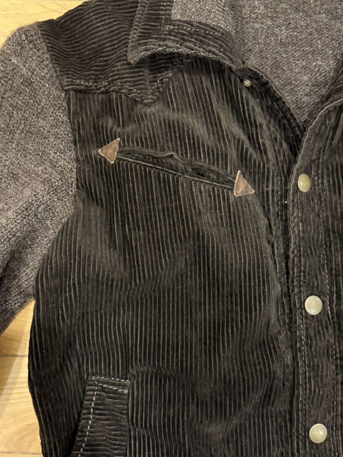 Number (N)ine × Takahiromiyashita The Soloist. AW02 NoWhere Man Corduroy/Wool Jacket Size US M / EU 48-50 / 2 - 2 Thumbnail