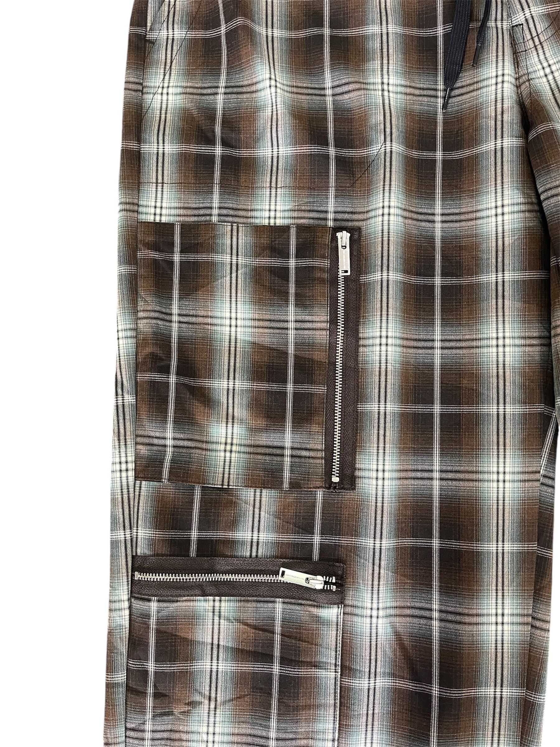 GU × Undercover Gu x undercover Multipocket Zipper Plaid Baggy Pant Size US 35 - 5 Thumbnail