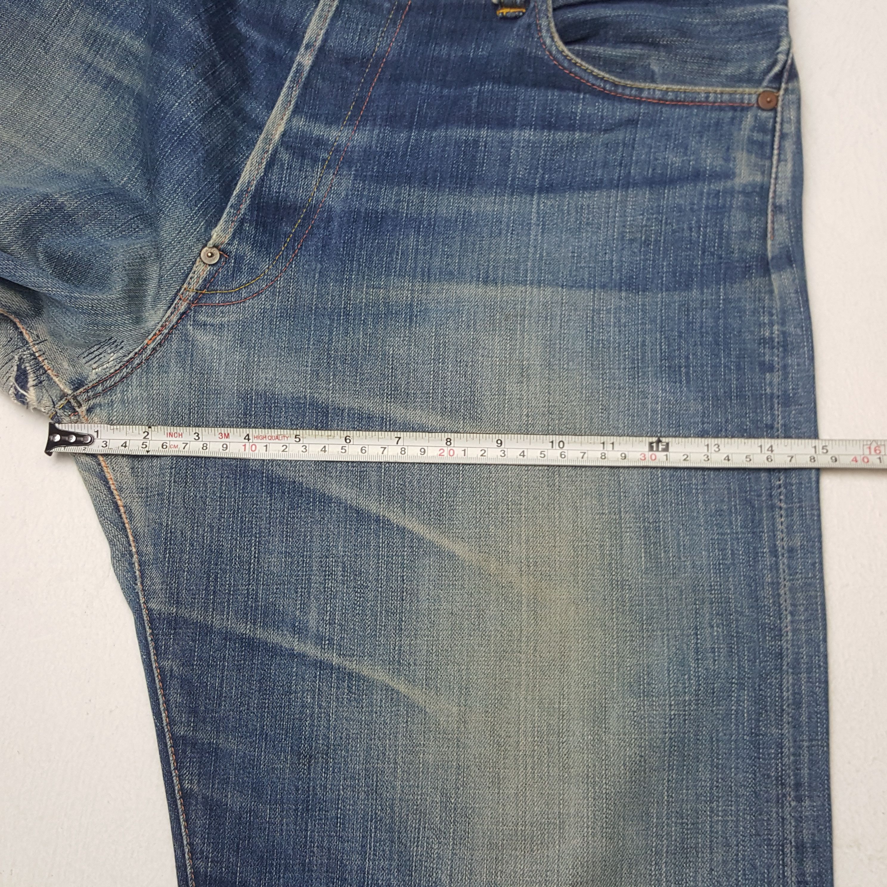 Evisu × Japanese Brand × Vintage Vintage Evisu Japanese Brand Daicock Custom Art Denim Jeans Size US 36 / EU 52 - 11 Thumbnail