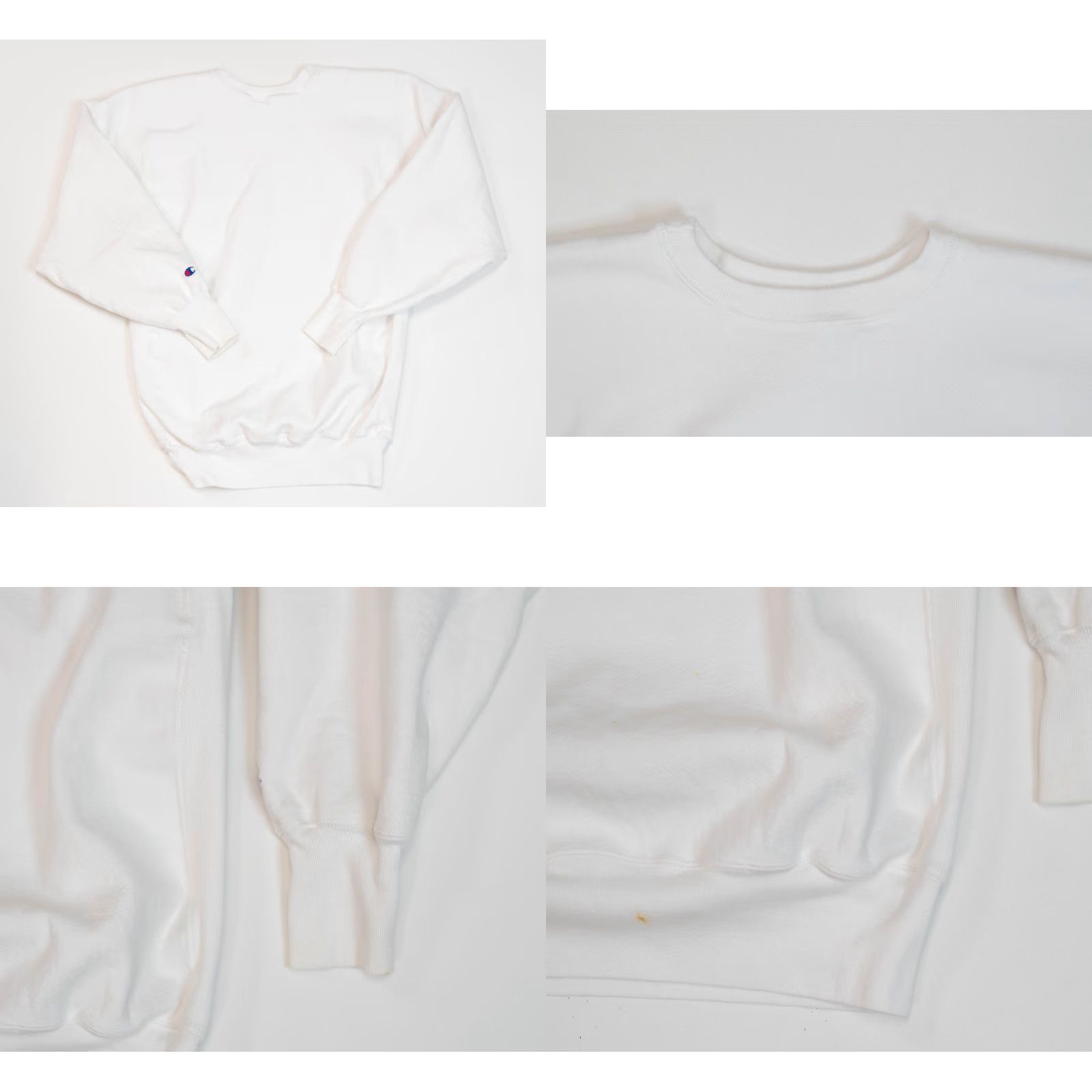Champion VINTAGE Champion Reverse Weave Sweatshirt Crewneck Men 2XL White Sweatshirt 90s Made USA Size US XXL / EU 58 / 5 - 8 Thumbnail