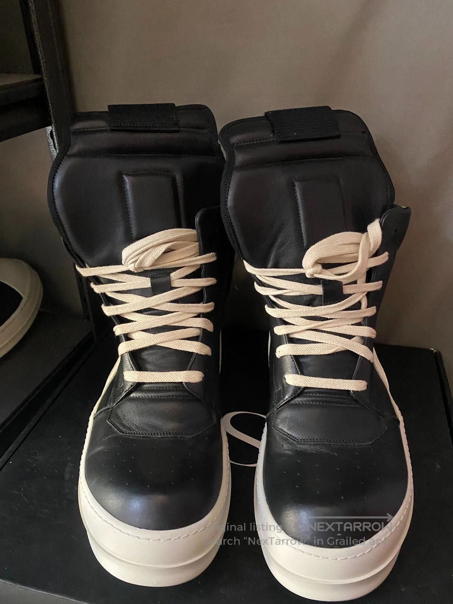 Rick Owens rick owens black high-top sneakers size 41. Size US 8 / EU 41 - 2 Thumbnail