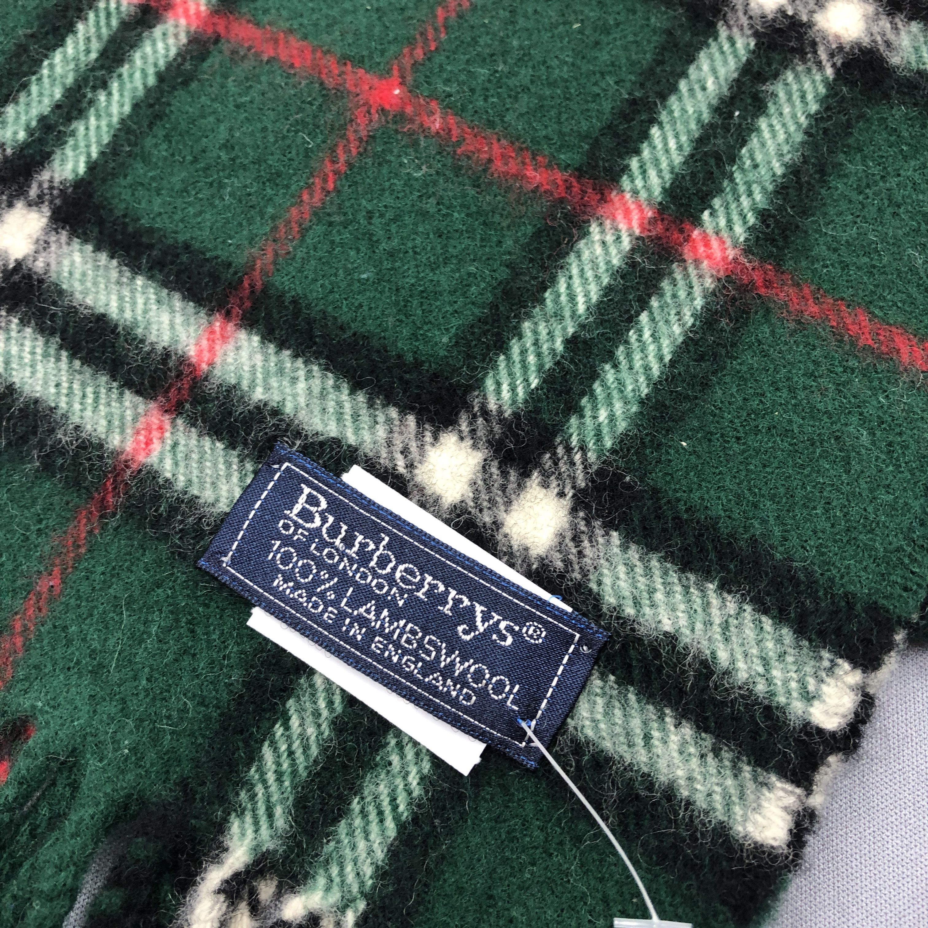 Burberry Vintage Burberry Scarf Muffler Wool Winter Scarves Size ONE SIZE - 4 Thumbnail