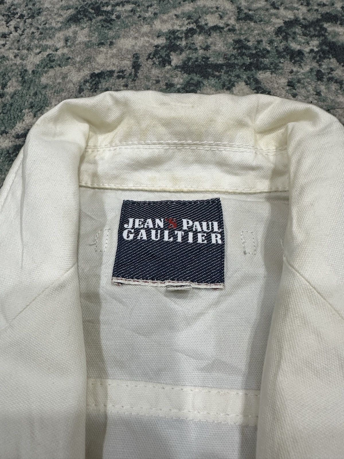 Jean Paul Gaultier Jean Paul Gaultier White Denim Jacket Size S / US 4 / IT 40 - 7 Thumbnail