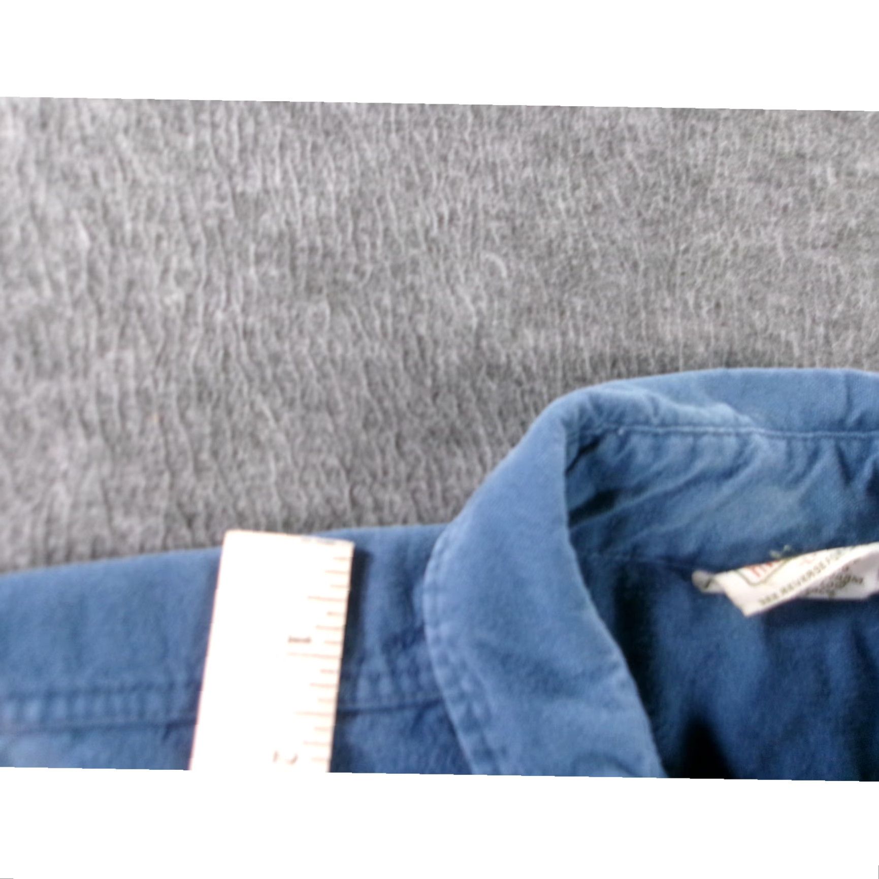 Vintage VINTAGE Five Brothers Men's Blue Workwear Shirt Long Sleeve Casual Utility Pockets 90s Mens Size US L / EU 52-54 / 3 - 4 Thumbnail