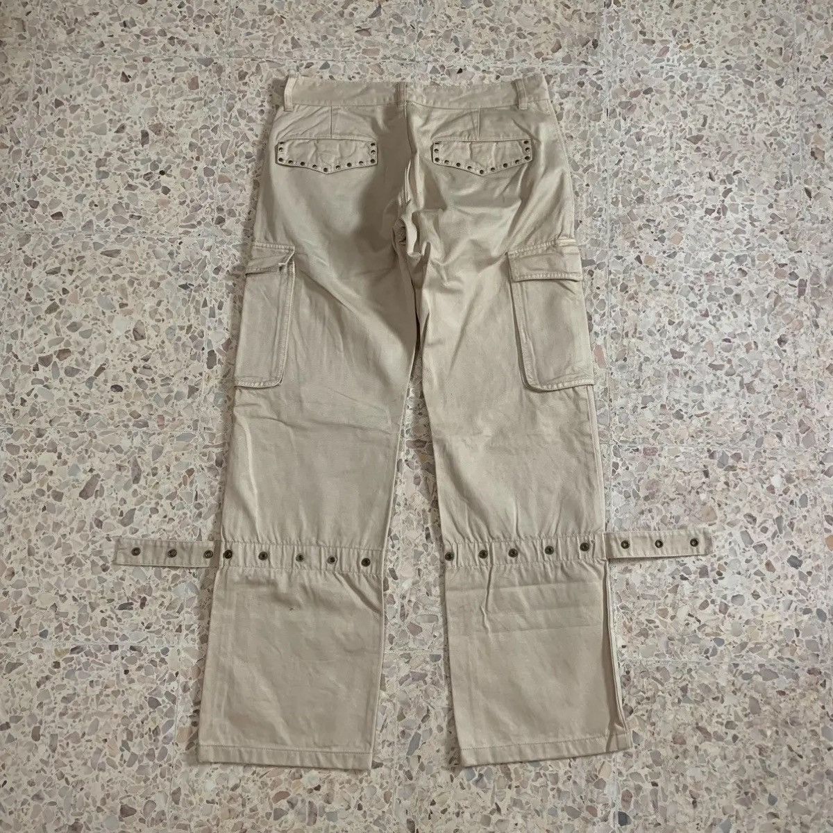 Beauty Beast MEN’s MELROSE UTILITY 31x31 PARACHUTE STUDDED TROUSERS CARGO Size US 31 - 7 Thumbnail