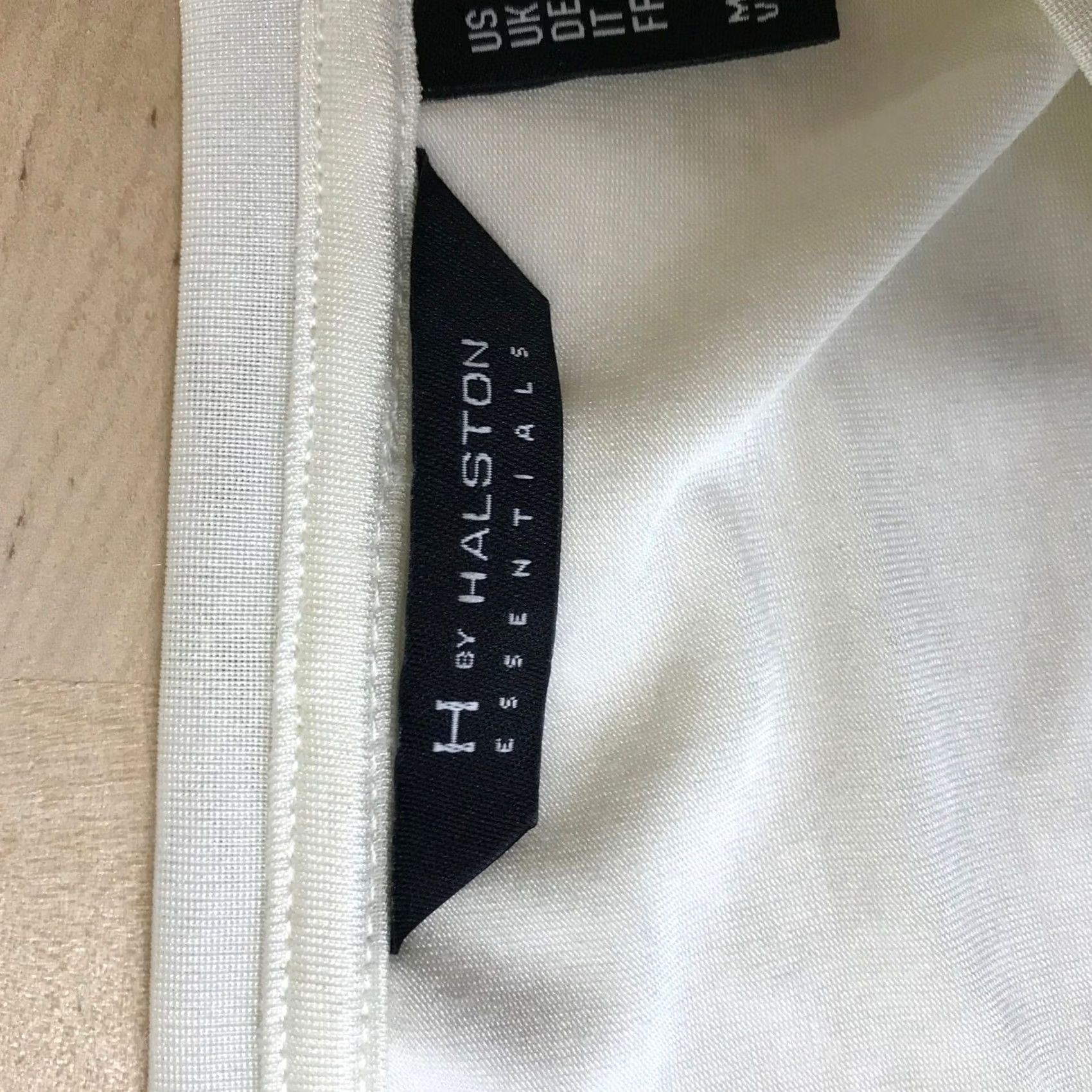 Vintage H by Halston Essentials Tunic Top Plus Size 2X Cream V Neck Long Sleeve Women Size XXL / US 16-18 / IT 52-54 - 7 Thumbnail