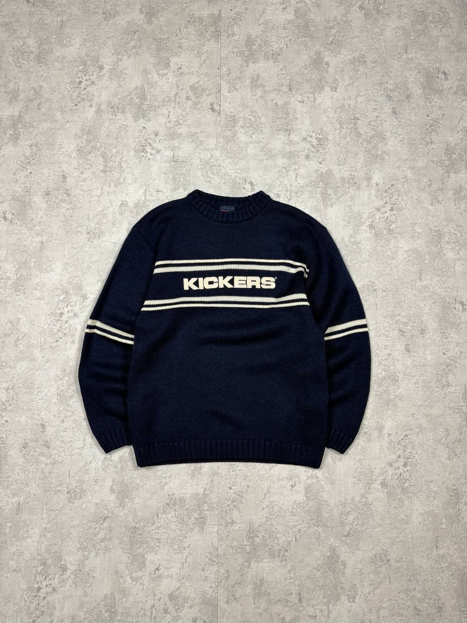 Kickers Vintage Kickers Blue Sweater Big Logo Size S Size US S / EU 44-46 / 1 - 1 Thumbnail