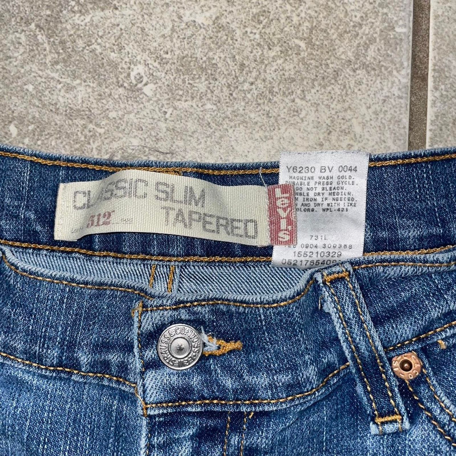 Levi's Levis 512 blue jeans 90s Size US 32 / EU 48 - 6 Thumbnail