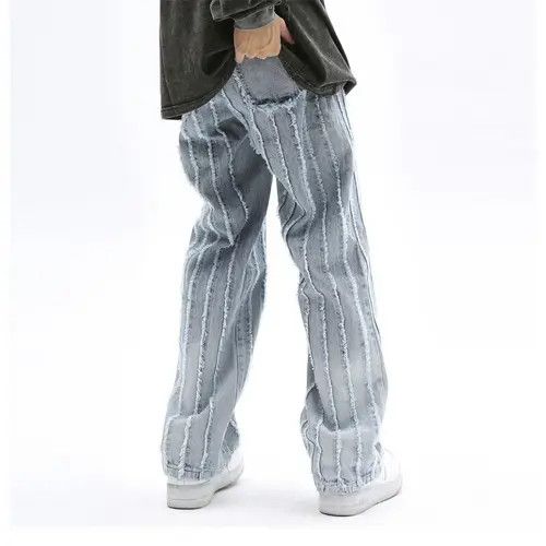 VIBE Striped Stacked Denim Jeans Size US 30 / EU 46 - 7 Thumbnail