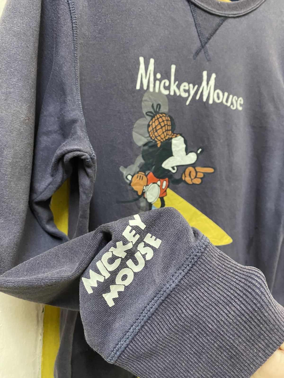 Disney Mickey Mouse Faded Sweatshirt Crewneck Tee Size US M / EU 48-50 / 2 - 6 Thumbnail