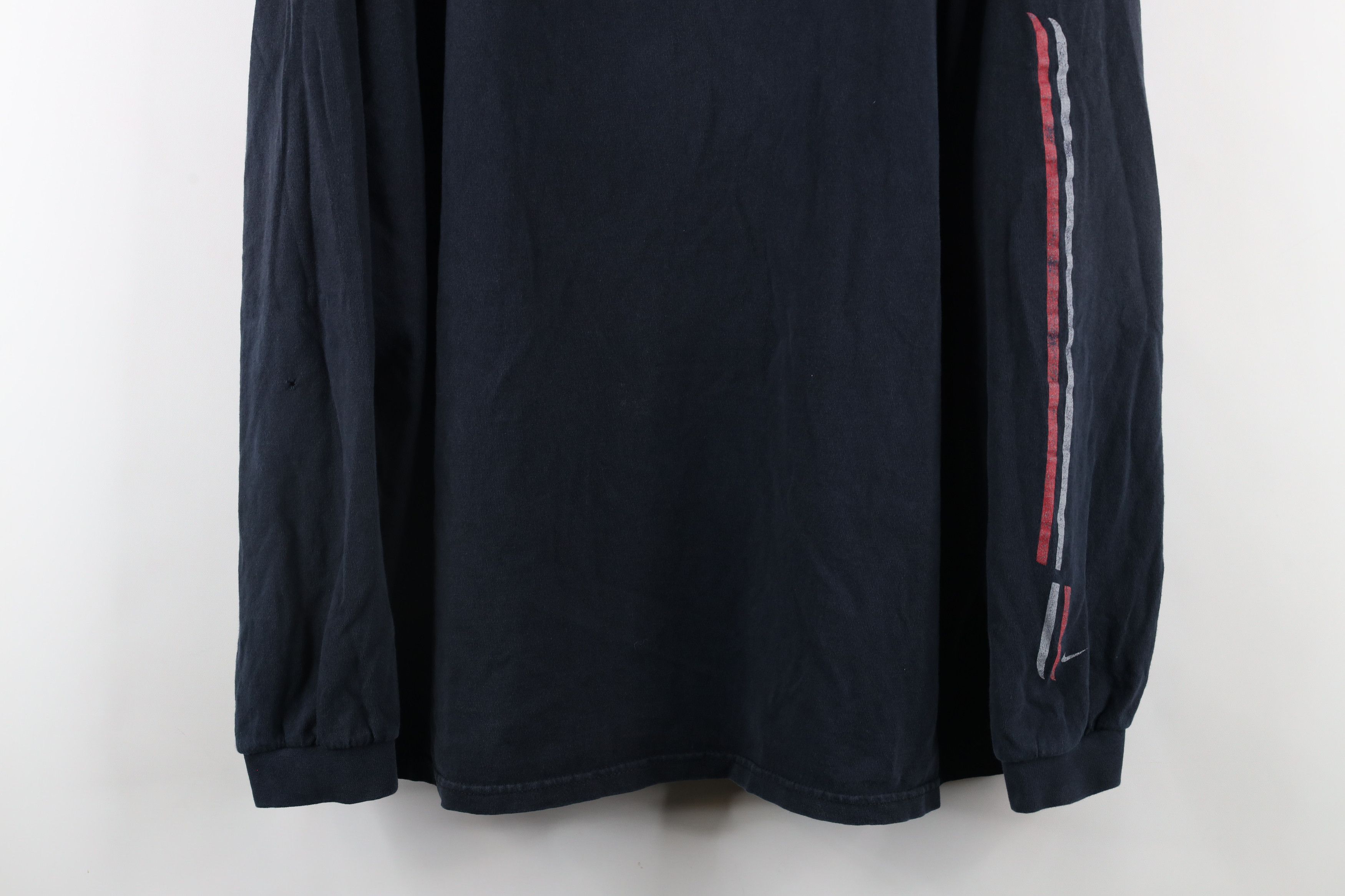 Nike × Vintage Vintage Nike Travis Scott Mini Swoosh Long Sleeve T-Shirt Size US XL / EU 56 / 4 - 3 Thumbnail