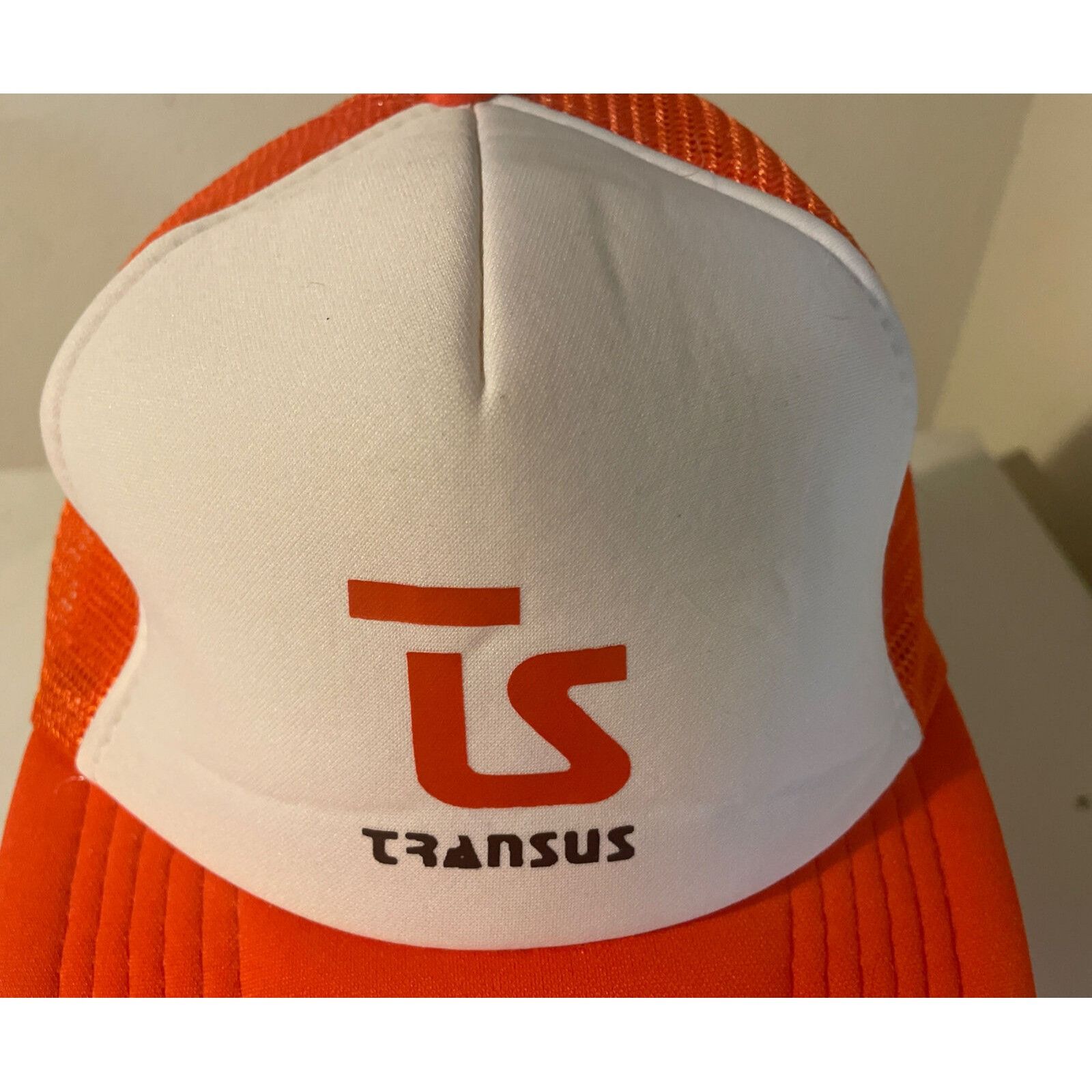Vintage Transus Transport TS Trucker Hat Cap Mesh SnapBack F