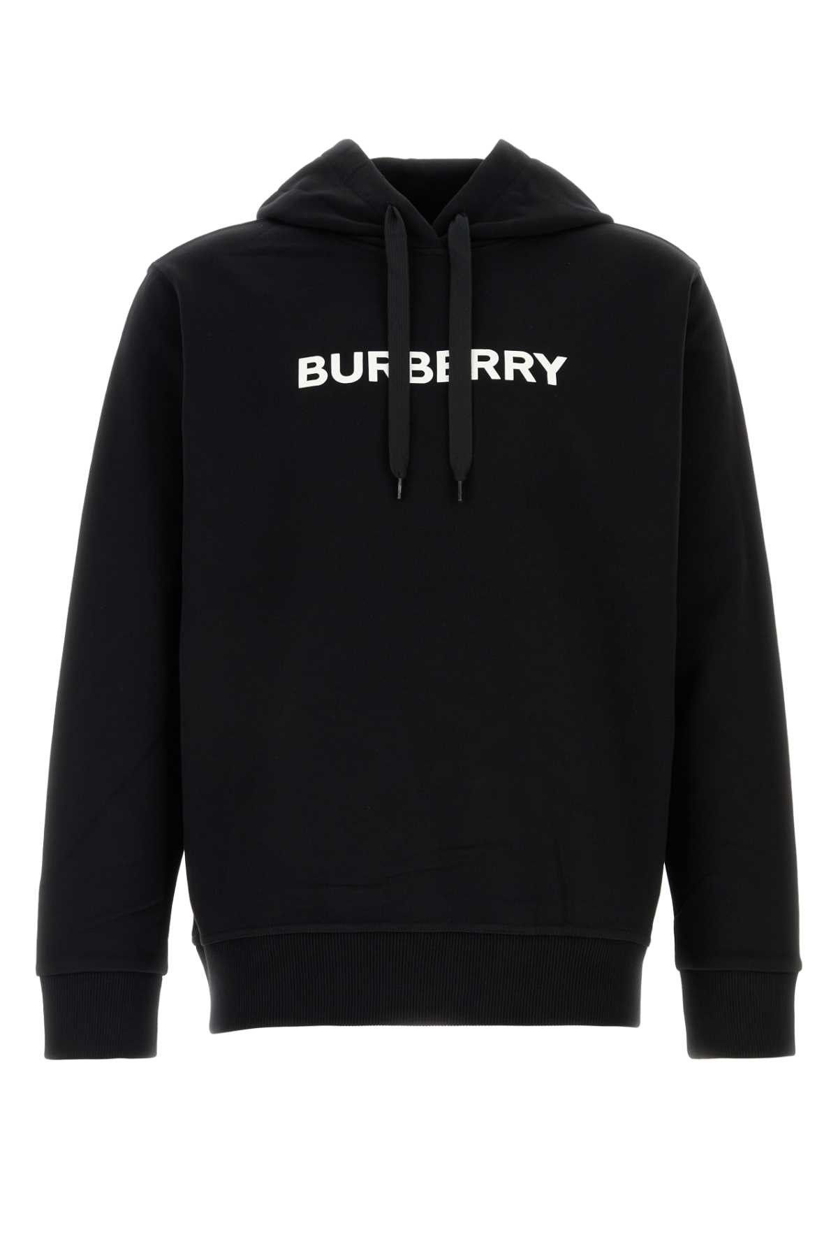 Burberry Black Cotton Sweatshirt Size US L / EU 52-54 / 3 - 1 Thumbnail