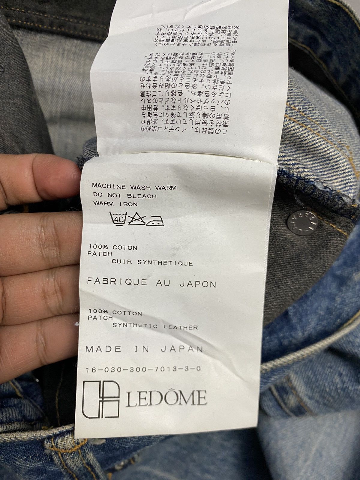 Japanese Brand JAPAN BRAND LEDOME DISTRESS DESIGN RIPPED STYLE Size US 30 / EU 46 - 9 Thumbnail