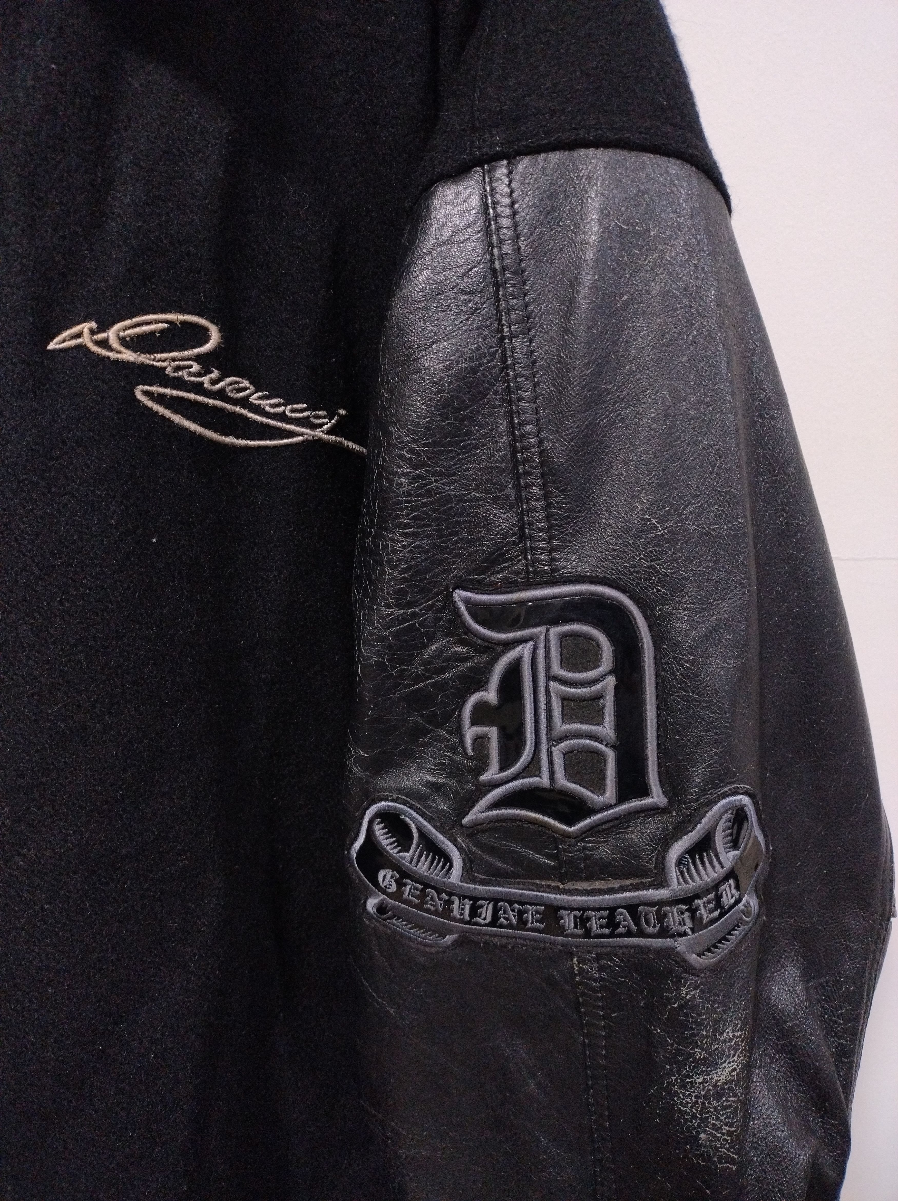 Other Davoucci "Authentic Style 89" Varsity Jacket Leather & Wool Size US XXL / EU 58 / 5 - 2 Thumbnail