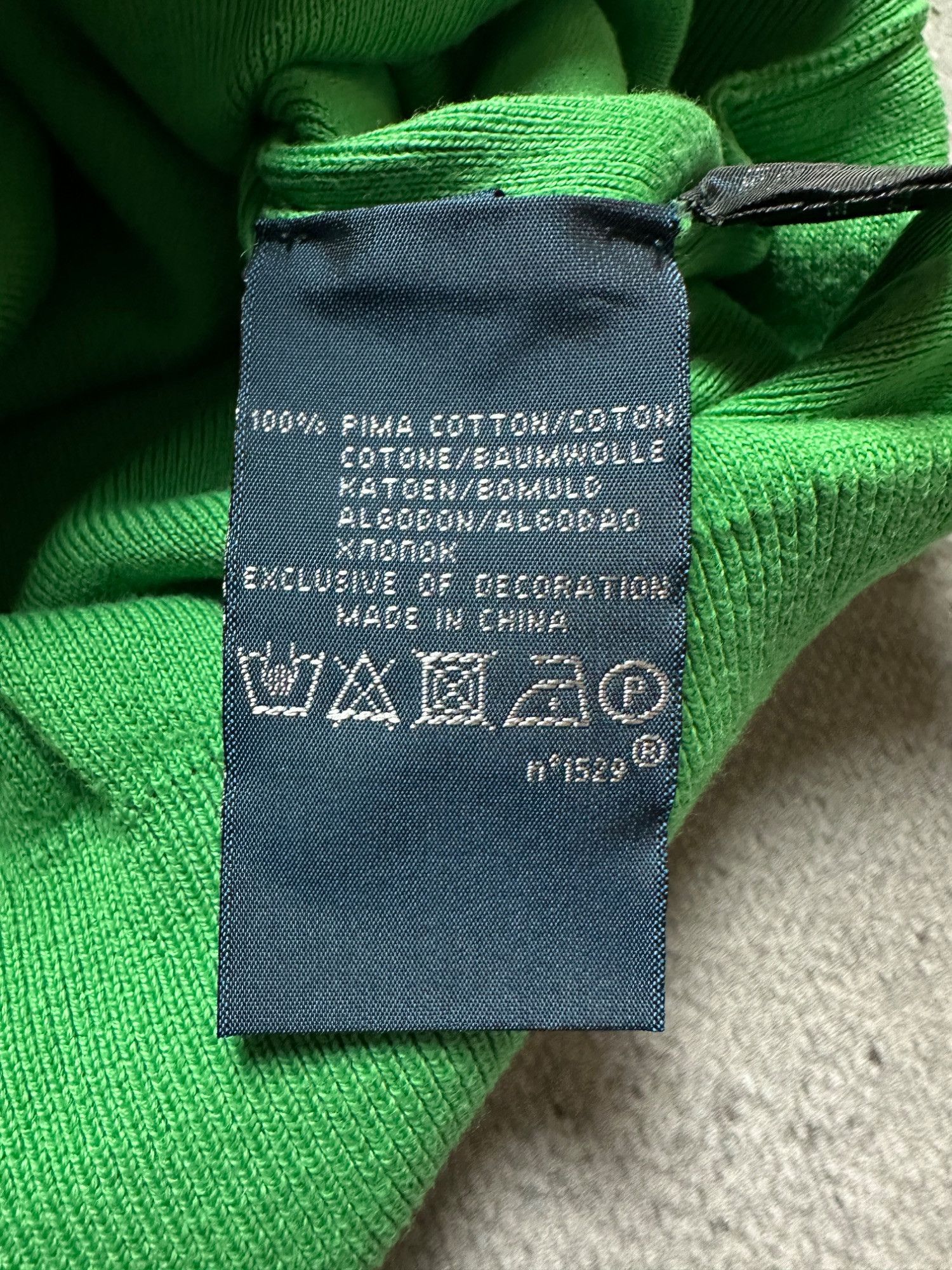 Polo Ralph Lauren Polo Ralph Lauren Green V-Neck y2k Sweater Purple Pony 90s Size US L / EU 52-54 / 3 - 4 Thumbnail