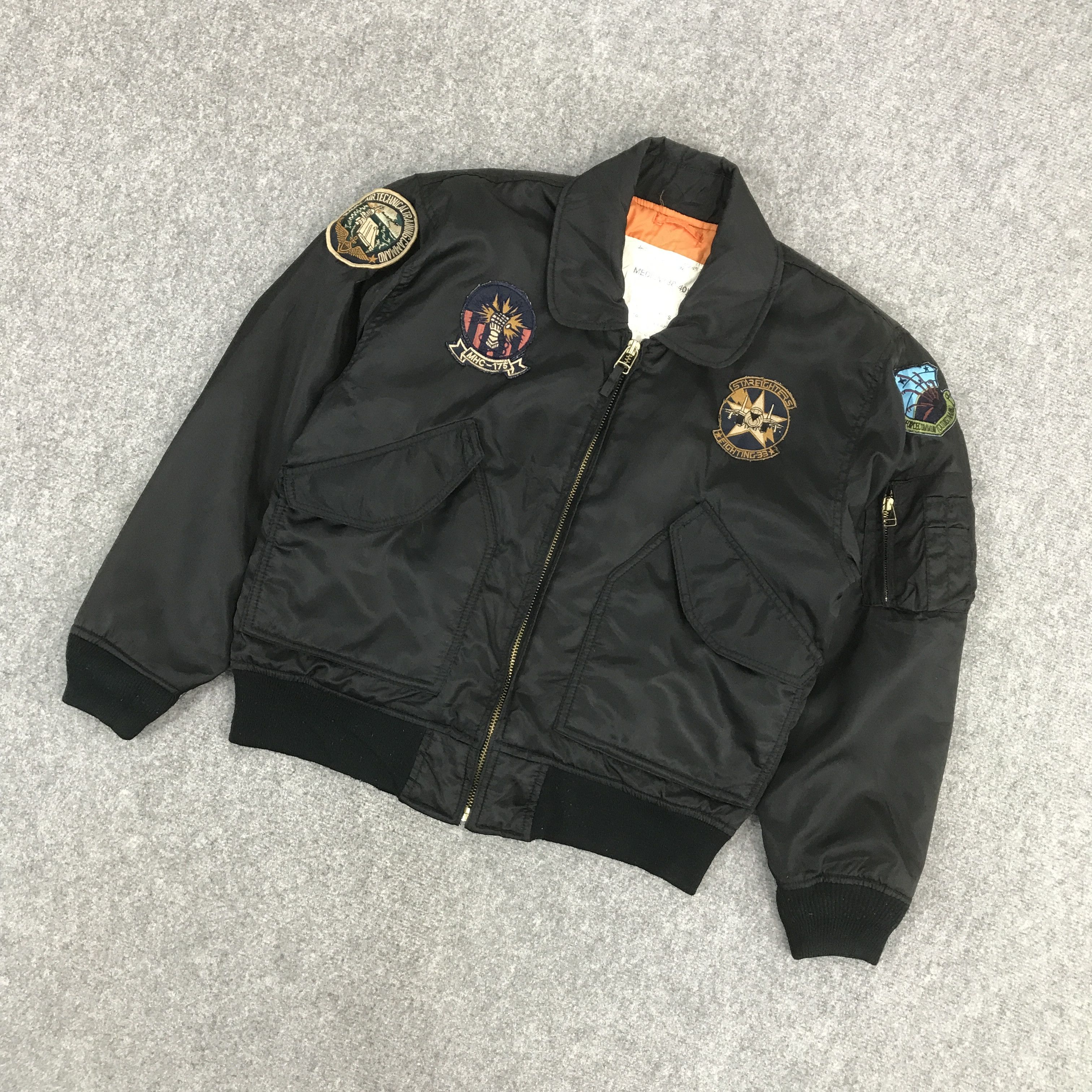 Japanese Brand MEAL COMBAT INDIVIDUAL MA-1 BOMBER JACKET Size US M / EU 48-50 / 2 - 5 Thumbnail