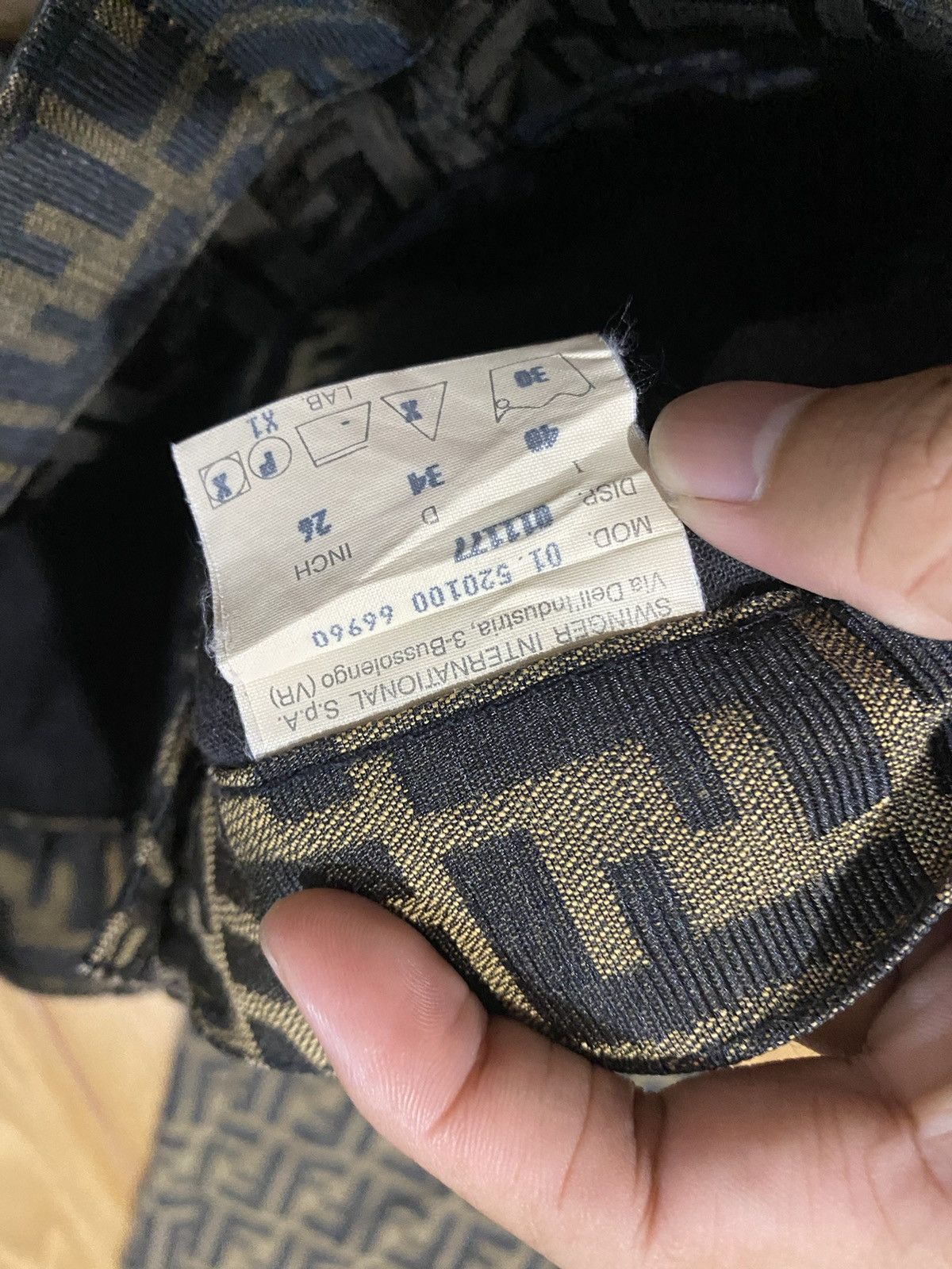 Fendi × Vintage 🖤BLACKDAY🖤Vintage Fendi Zucca Monogram Pants Size 26" / US 2 / IT 38 - 6 Thumbnail