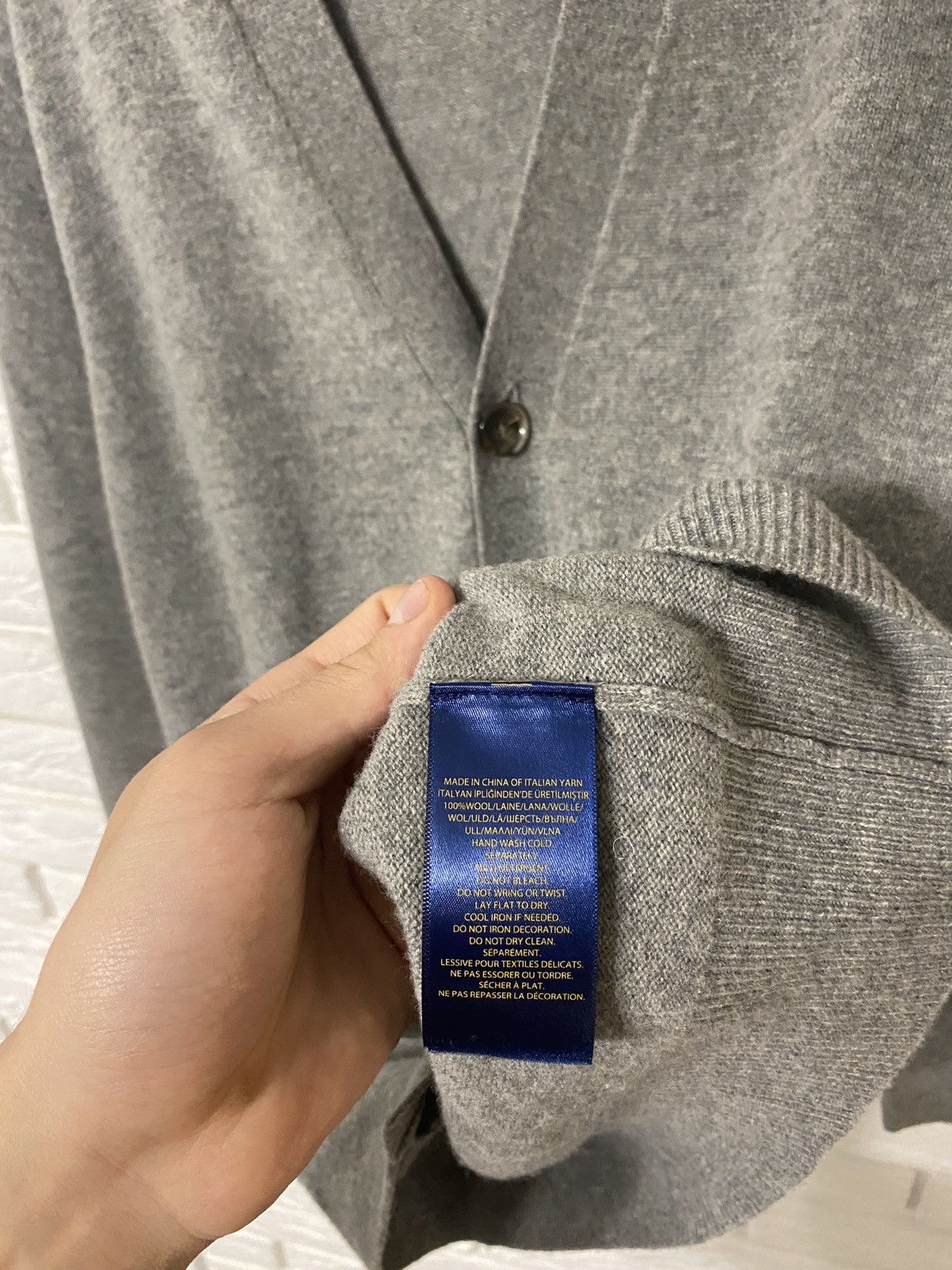 Lauren Ralph Lauren × Polo Ralph Lauren × Ralph Lauren Polo Ralph Lauren Merino Wool Cardigan Jumper Sweater Size US M / EU 48-50 / 2 - 7 Thumbnail