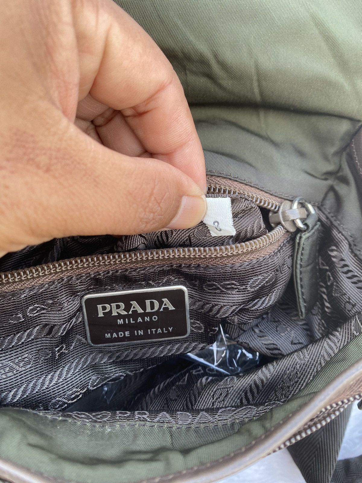 Prada Rare Vintage PRADA Nylon Sling Bang Size ONE SIZE - 21 Thumbnail