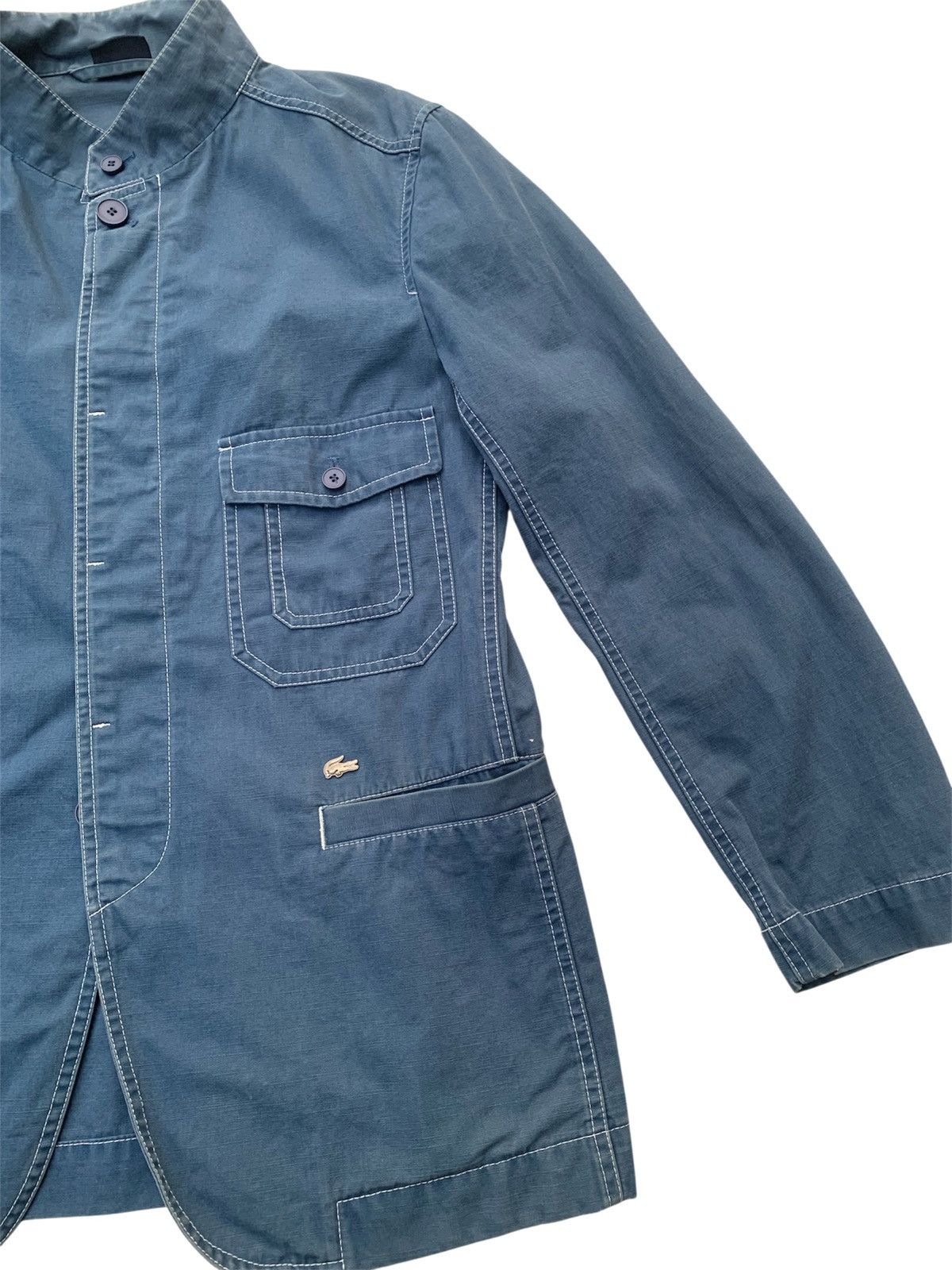 Lacoste Vintage Lacoste Utility Workwear Jacket Minimalist Coat Size US L / EU 52-54 / 3 - 7 Thumbnail