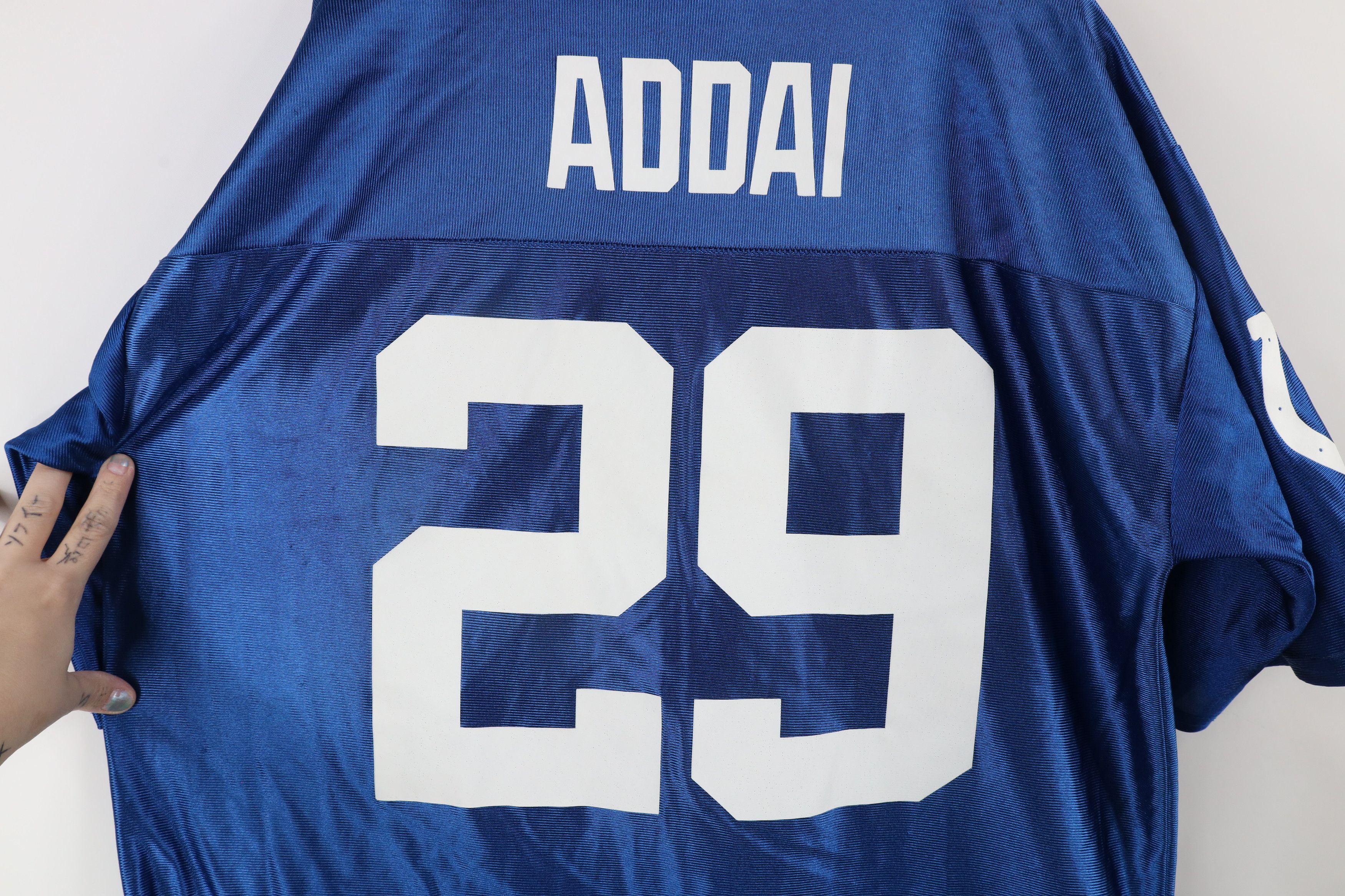 Vintage Vintage NFL Indianapolis Colts Football Jersey Blue #29 Size US L / EU 52-54 / 3 - 11 Thumbnail
