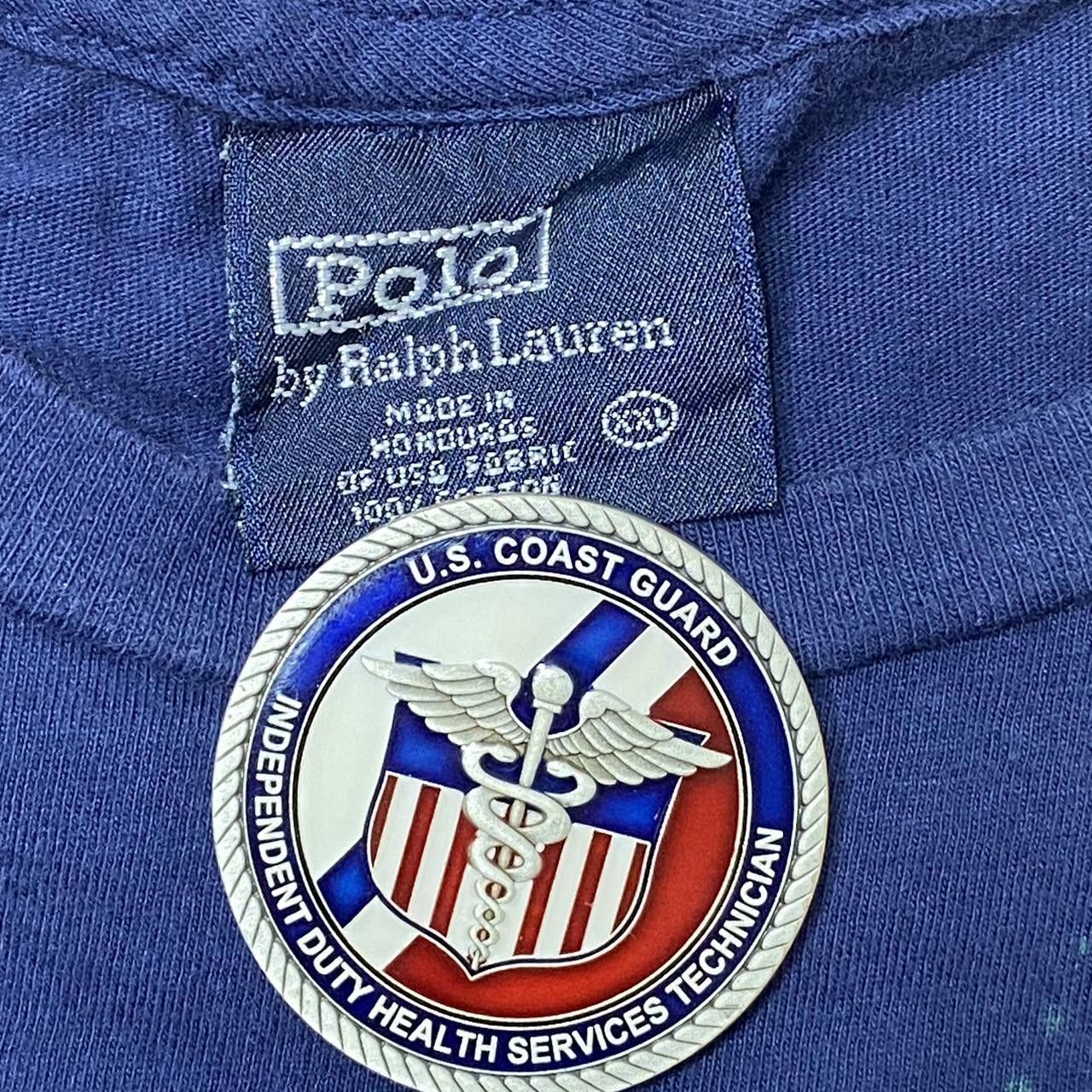Polo Ralph Lauren Vintage Polo Ralph Lauren Navy Blue Nautical Tee Size 2XL Size US XXL / EU 58 / 5 - 4 Thumbnail