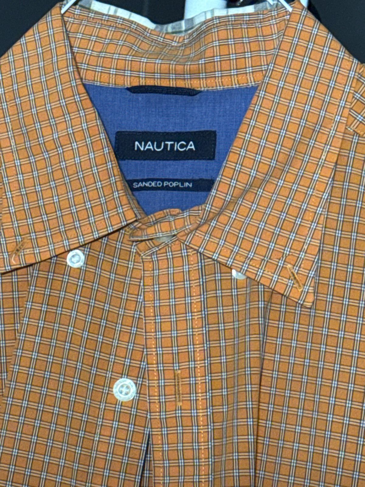 Nautica Náutica Short Sleeve Button Up Size US L / EU 52-54 / 3 - 4 Thumbnail