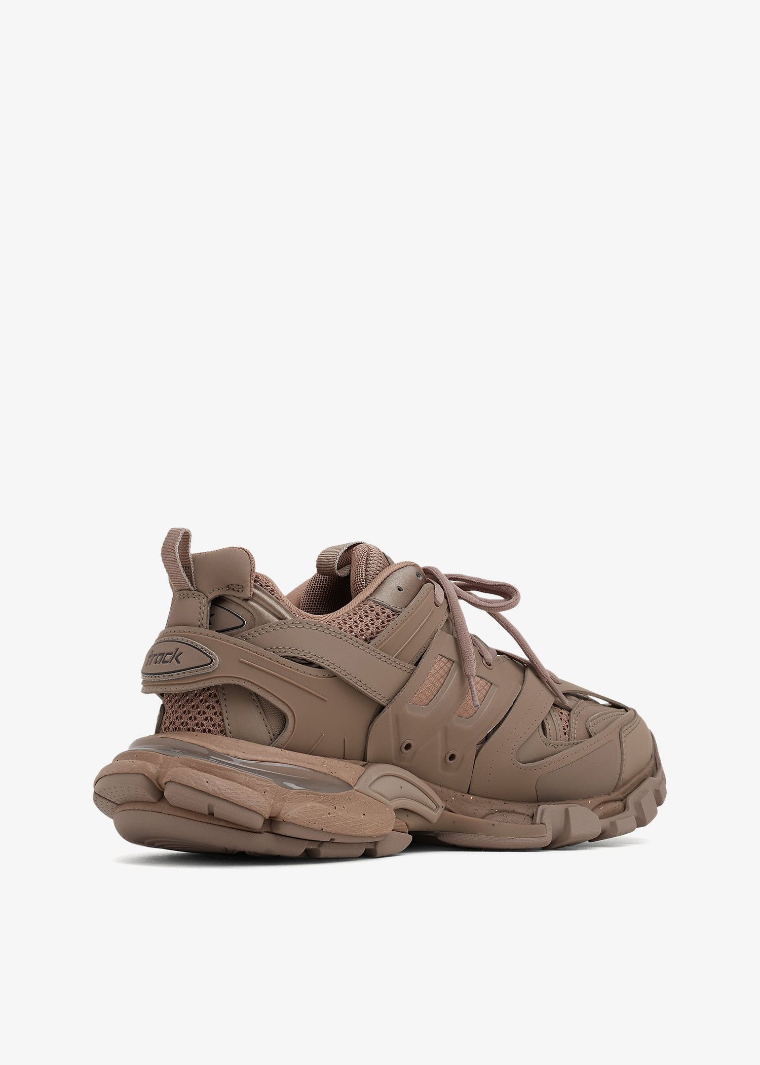 Balenciaga o1w1db10525 Track Sneakers Recycled Sole in Brown Size US 12 / EU 45 - 3 Thumbnail