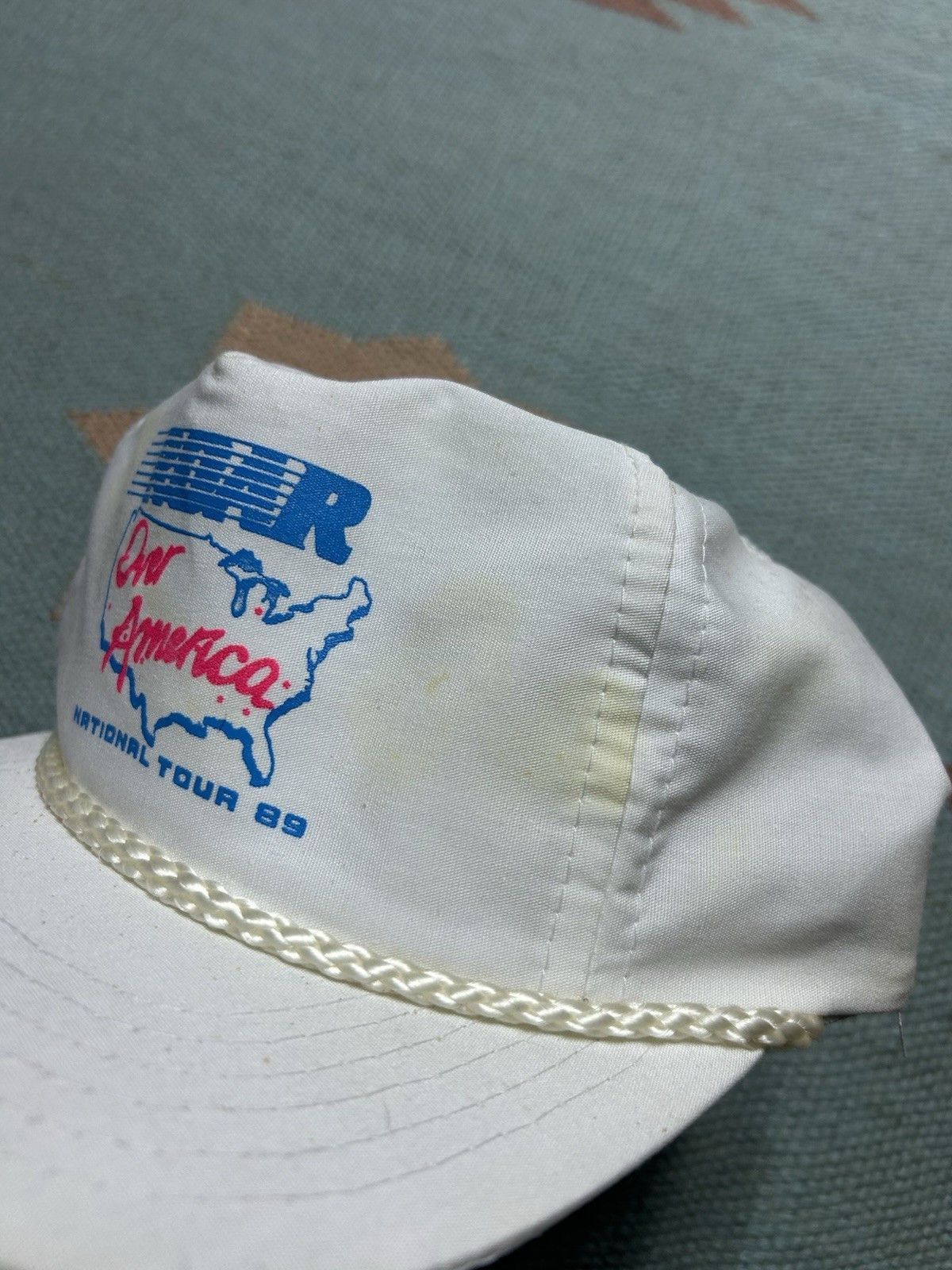 Vintage Vtg Snapback hat roar over America national tour 1989 USA Size ONE SIZE - 3 Thumbnail
