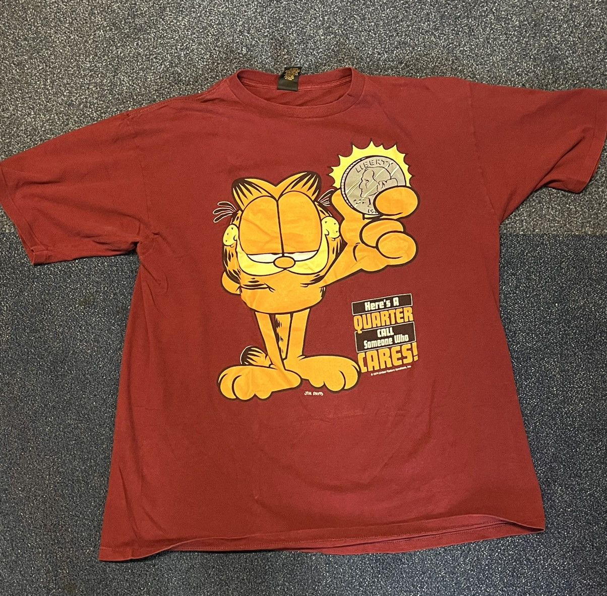 Vintage Vintage 1978 Garfield T-shirt Size US XL / EU 56 / 4 - 1 Thumbnail