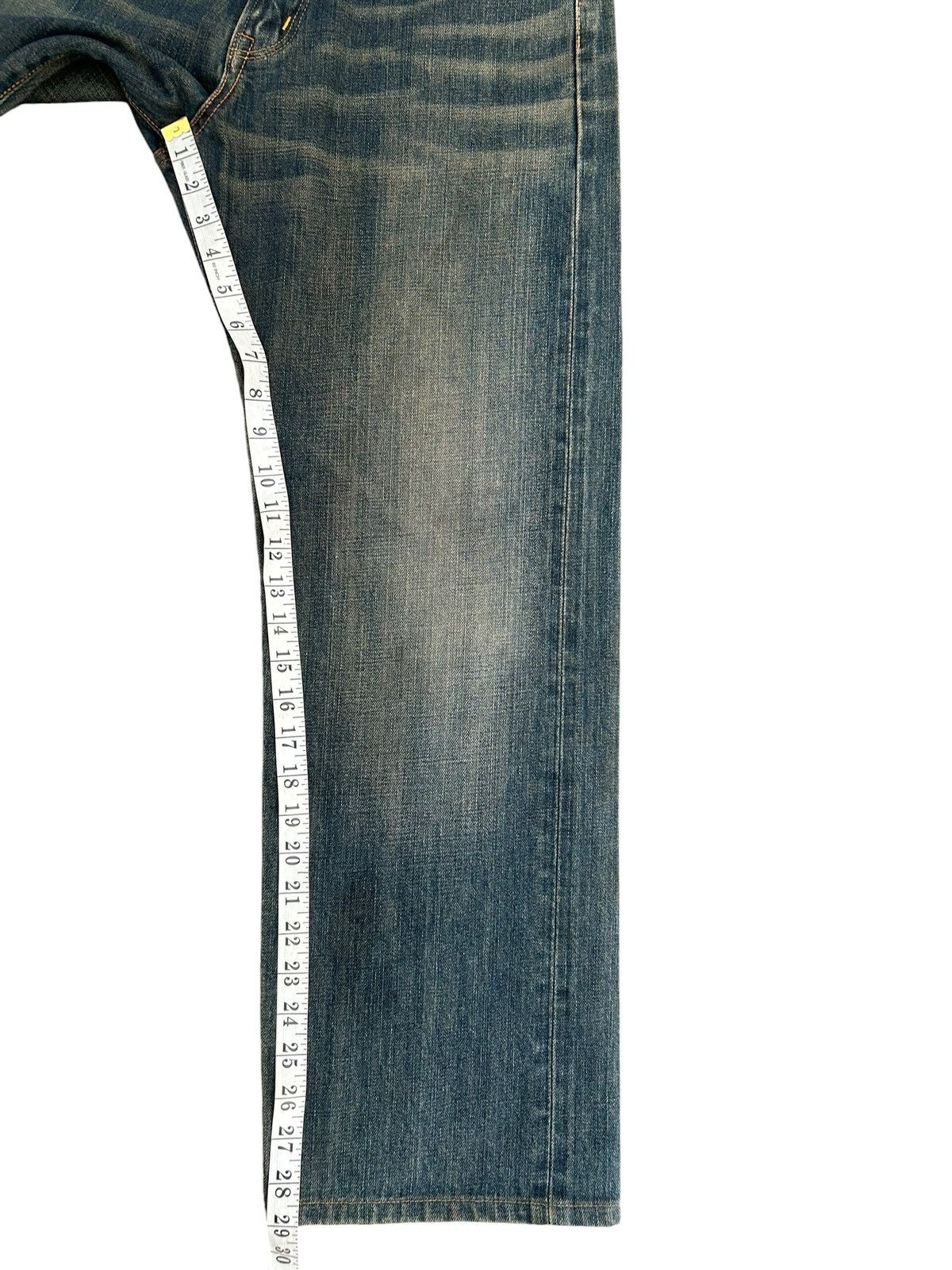 Kapital VINTAGE EDWIN 505 SELVEDGE BAGGY RUSTY DISTRESSED DENIM JEAN Size US 28 / EU 44 - 16 Thumbnail
