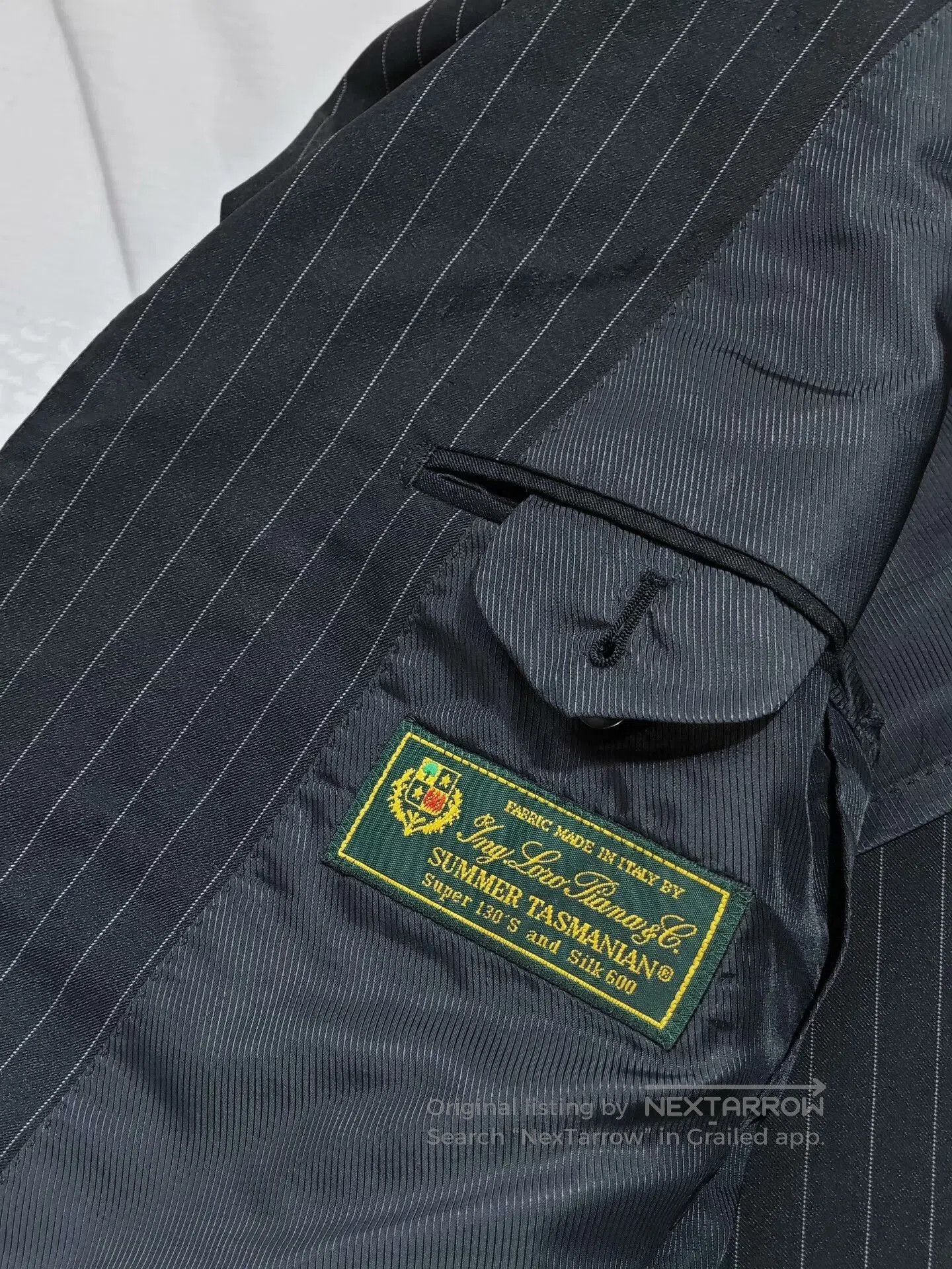Loro Piana Italian Loro Piana Wool Silk Custom Suit. Size US M / EU 48-50 / 2 - 7 Thumbnail