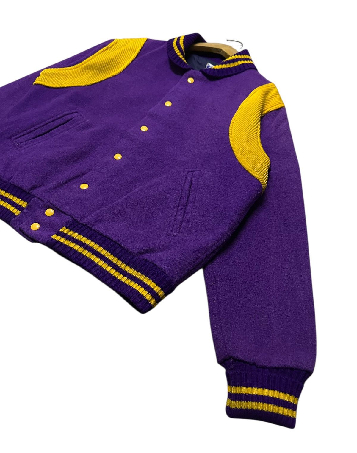 Vintage Vintage 90s Varsity jacket Size US L / EU 52-54 / 3 - 3 Thumbnail