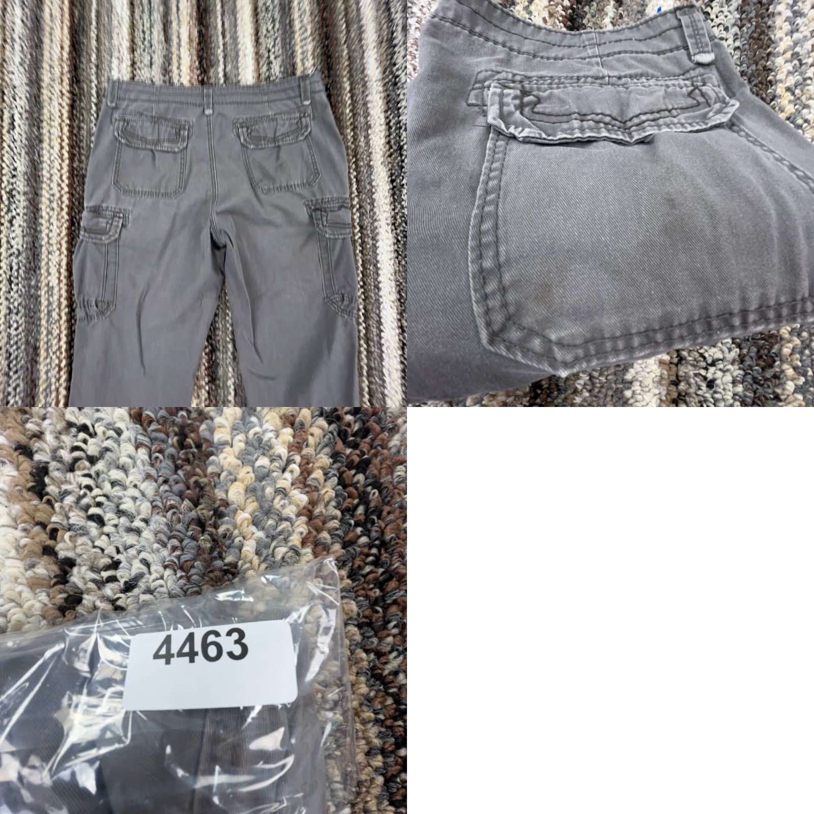 Vintage VINTAGE Union Bay Pants Cargo Men 36x32 Beige Cotton Canvas Baggy Straight 5-Pocket Y2K 2000s Mens Size US 36 / EU 52 - 9 Thumbnail