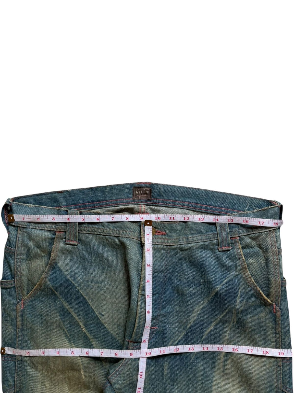 Lee × Takeo Kikuchi Vintage Japan Lee x Takeo Kikuchi Rusty Mud Wash Loose Jeans Size US 36 / EU 52 - 13 Thumbnail