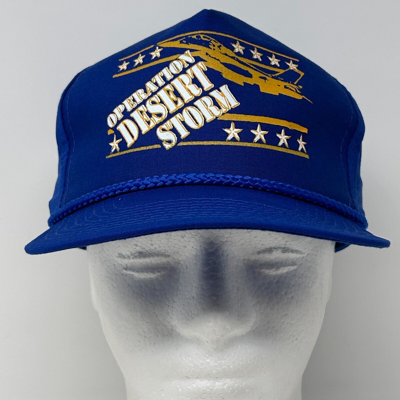 Vintage Vintage Operation Desert Storm Hat Baseball Cap War Blue Size ONE SIZE - 2 Thumbnail